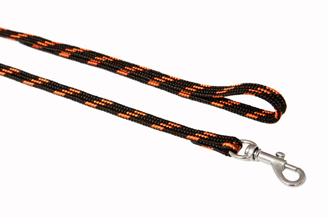 BAFPET Vodítka popruhová NYLON, černo-barevné Barva: Fialová, Rozměr: 10mm x 130cm 18202