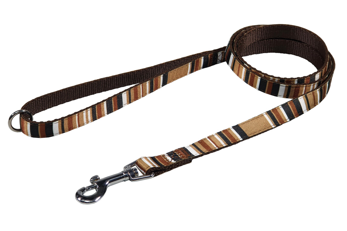 BAFPET Popruhová vodítka PROUŽKY Barva: Modrá, Délka: 25mm x 150cm 18204PS