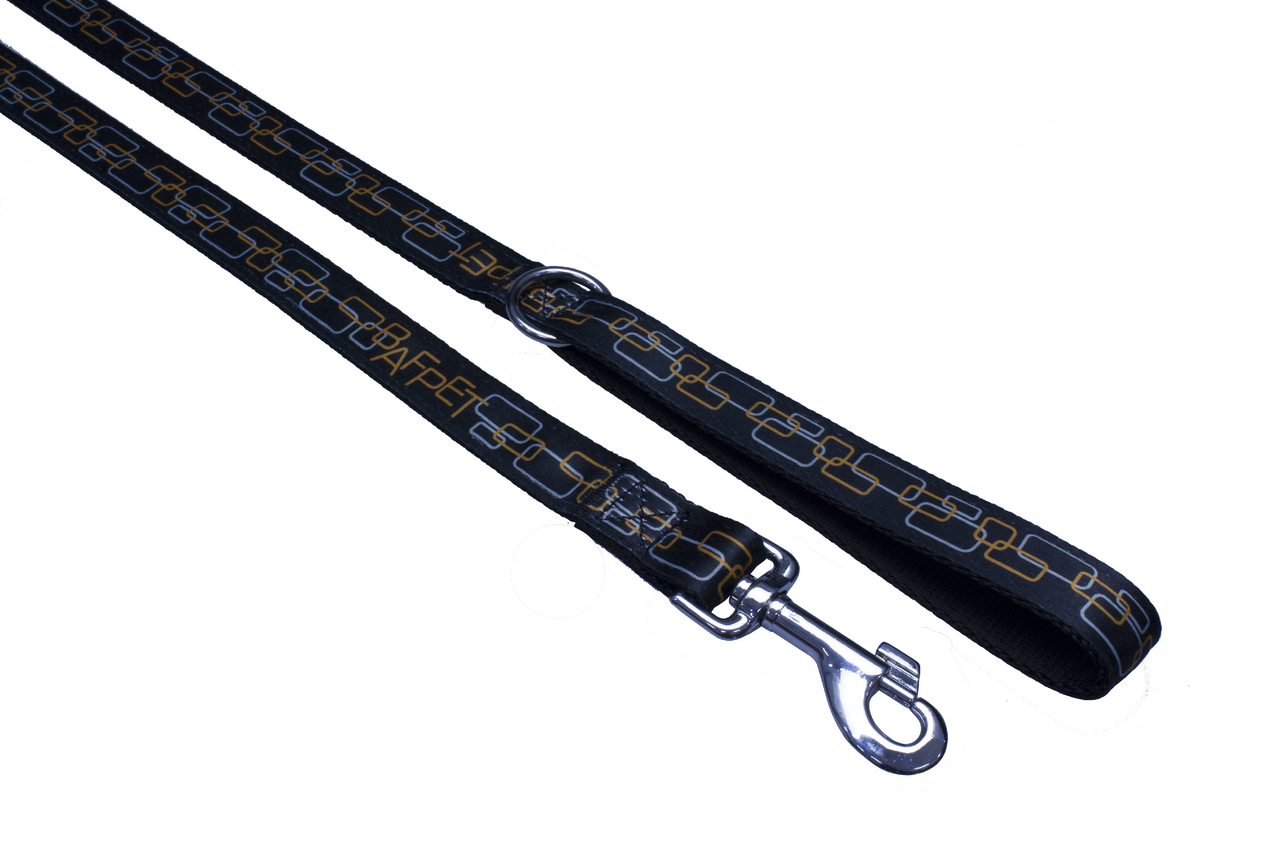 BAFPET Popruhová vodítka OBDELNÍČKY Barva: Červená, Délka: 20mm x 150cm 18211O