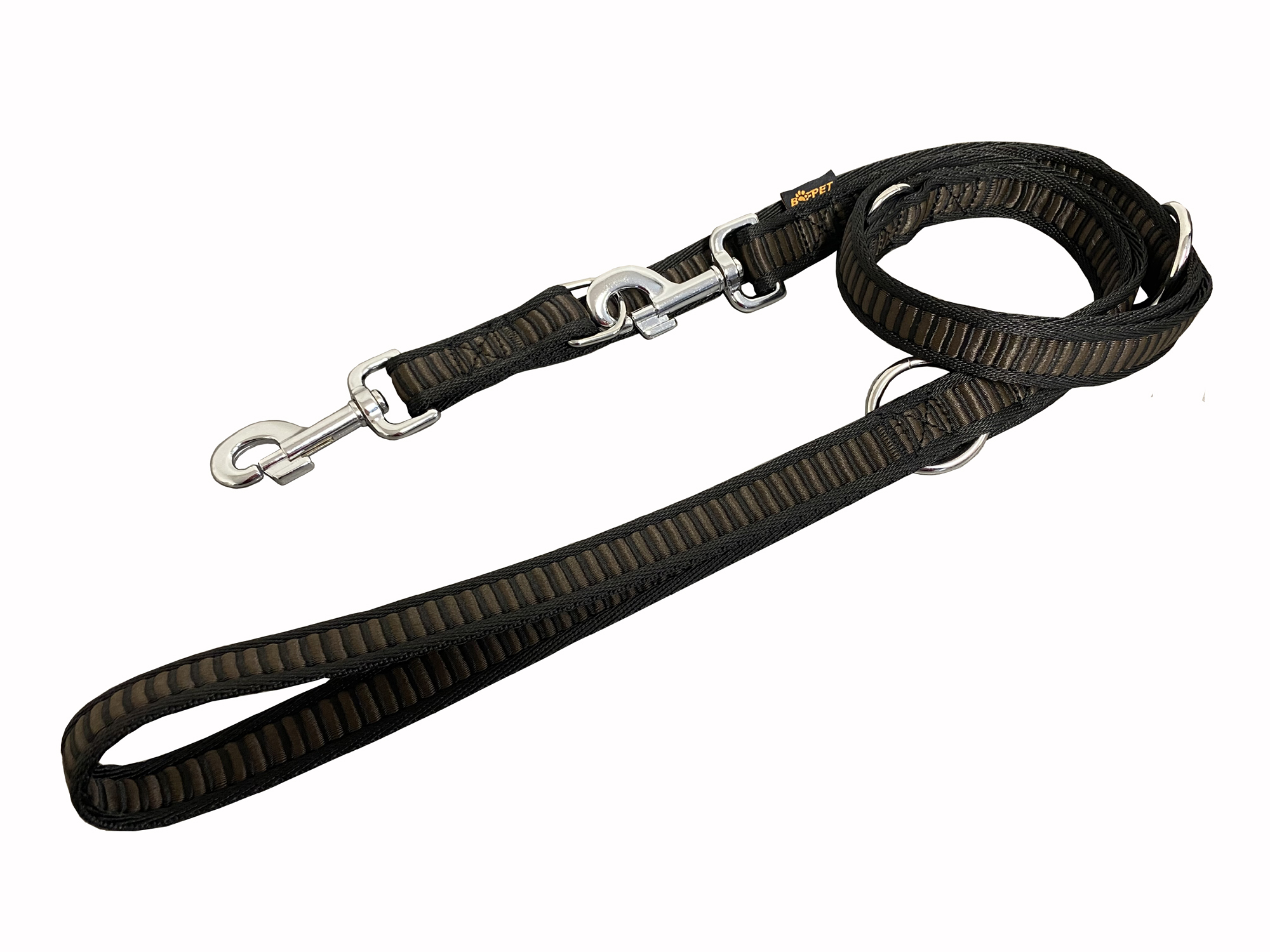 BAFPET Popruhová přepínací vodítka ŽEBŘÍK Barva: Šedá, Rozměr: 25mm x 240cm 18306Z
