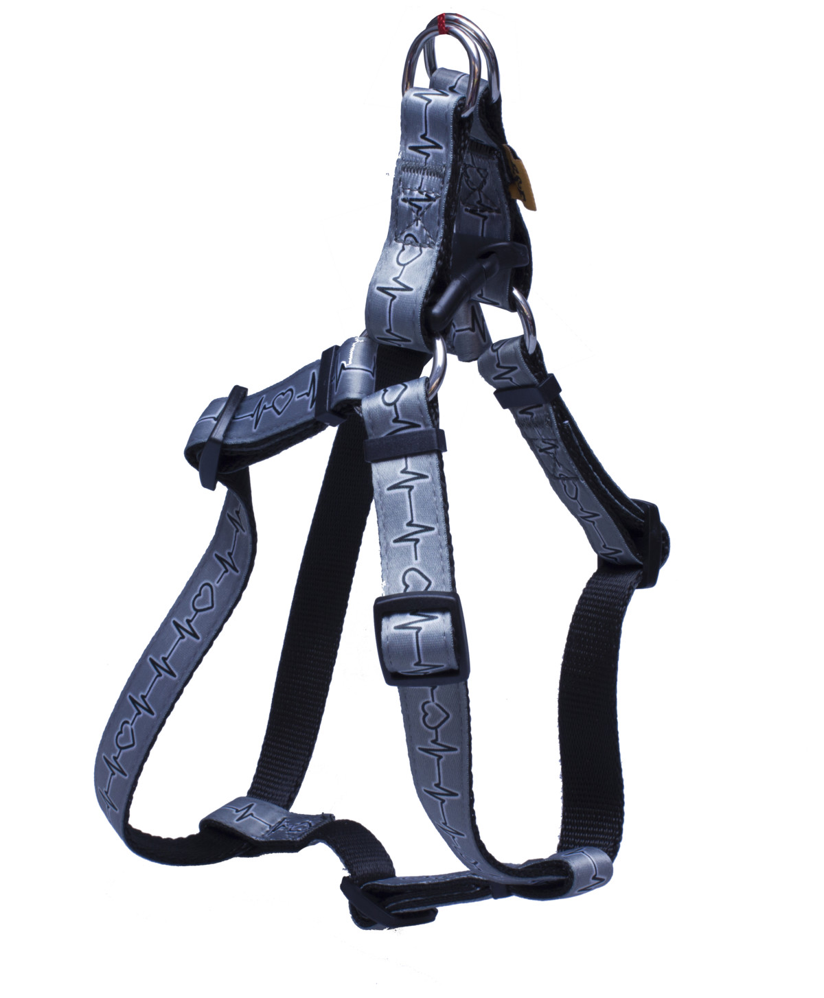 BAFPET Popruhový postroj EKG Farba: Červená, Veľkosť: 10mm x OH 26-38cm 18411E