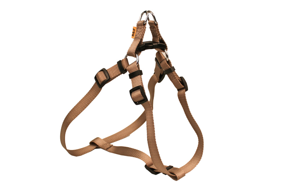 BAFPET Popruhový postroj JEDNOFAREBNÝ Farba: Červená, Veľkosť: 10mm x OH 26-38cm 18411J