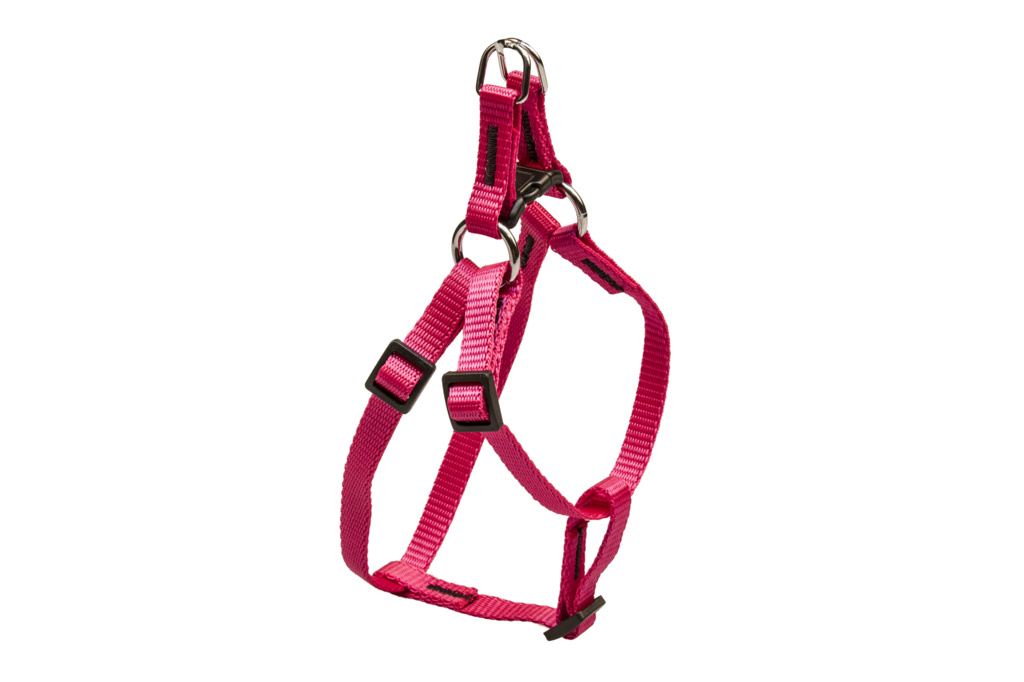 BAFPET Popruhový postroj JEDNOFAREBNÝ Farba: Modrá, Veľkosť: 10mm x OH 26-38cm 18411J