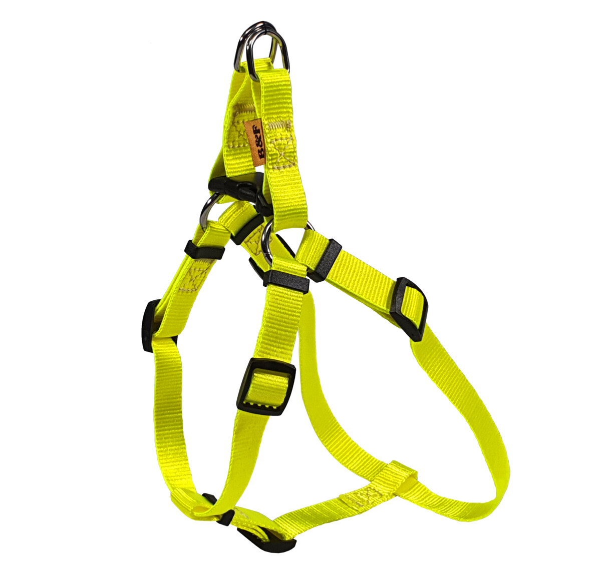 BAFPET Popruhový postroj NEON Farba: Oranžová, Veľkosť: 10mm, 10xOH 26-38cm 18411N