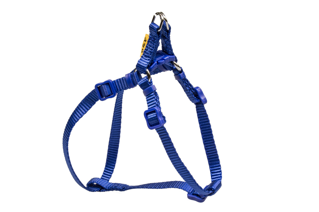 BAFPET Popruhový postroj JEDNOFAREBNÝ Farba: Červená, Veľkosť: 15mm x OH 23-46cm 18412J