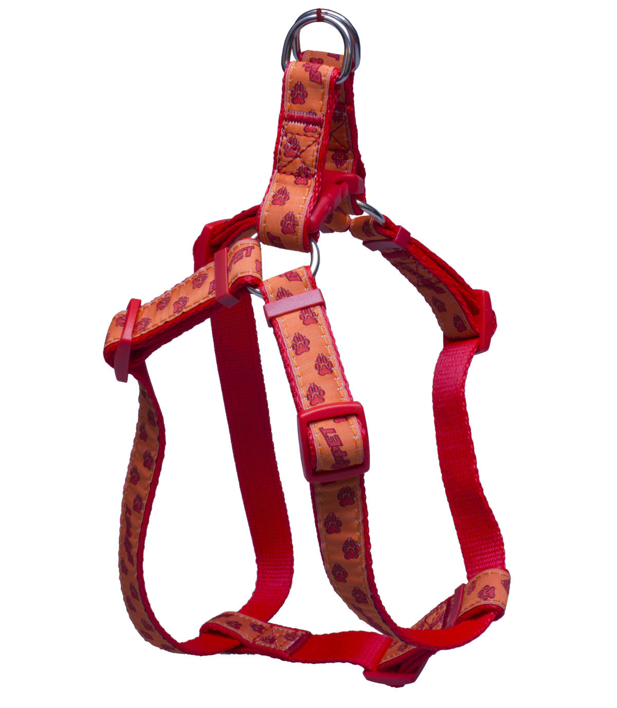 BAFPET Popruhový postroj LABKY Farba: Hnedá, Veľkosť: 20mm x OH 44-72cm 18414TB