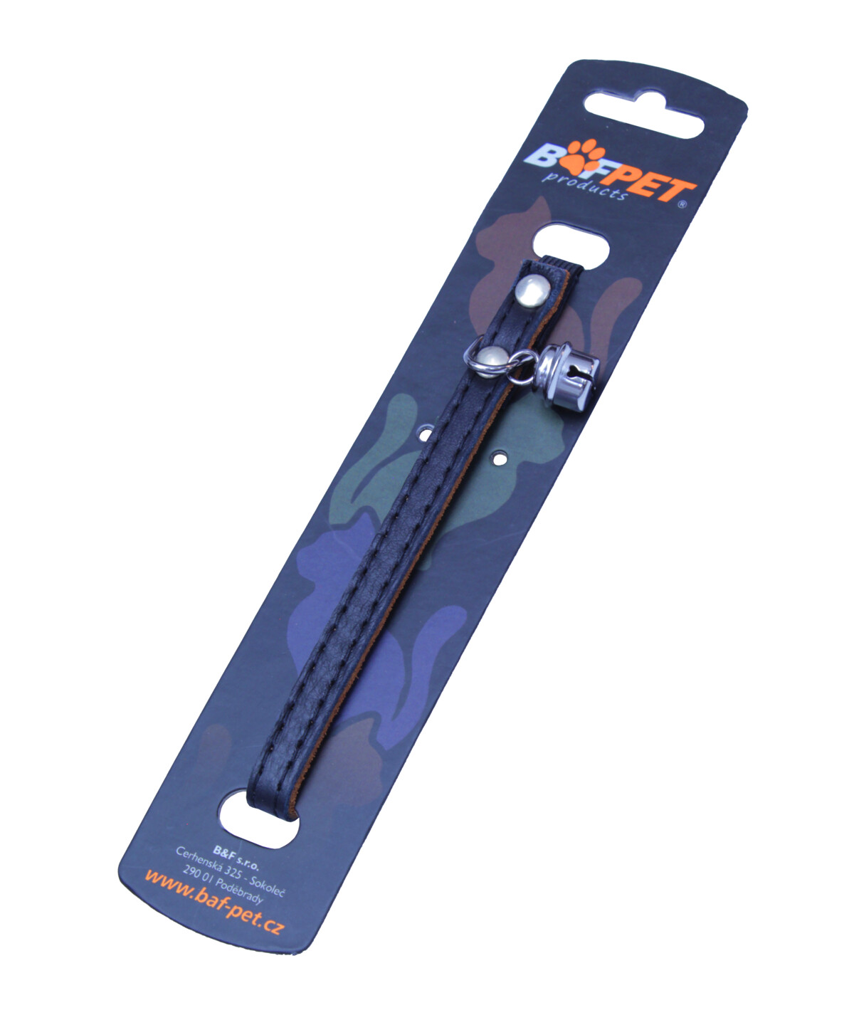 BAFPET Kožený obojek pro kočku Barva: Fuchsie, Rozměr: 10mm x 32cm 20101