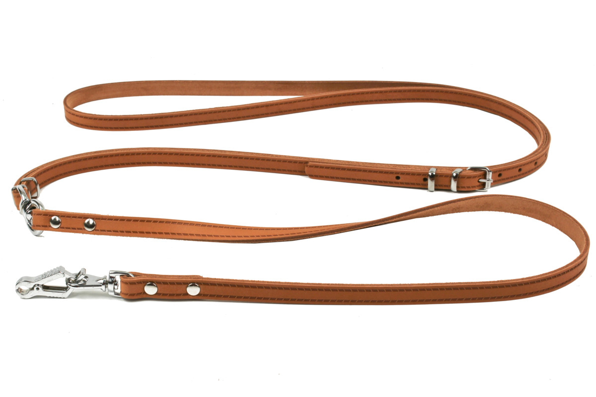 BAFPET Vypúšťacia vôdzka, hladká Farba: Hnedá, Dĺžka: 12mm x 185cm 50024