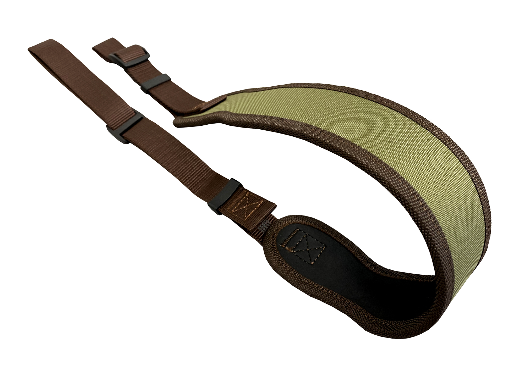 BAFPET Remeň CLASSIC popruhový, podšitý gumou Farba: Hnedá, Dĺžka: 50mm x 115cm 50039