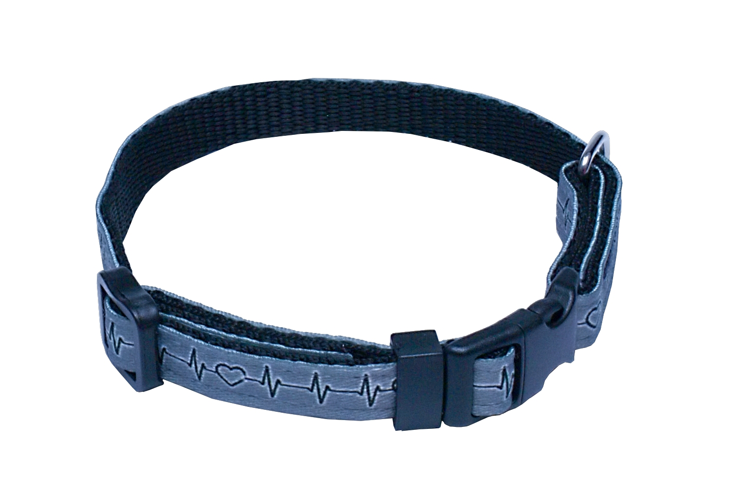 BAFPET Popruhový obojek EKG Barva: Modrá, Rozměr: 10mm x 18-26cm 18105E