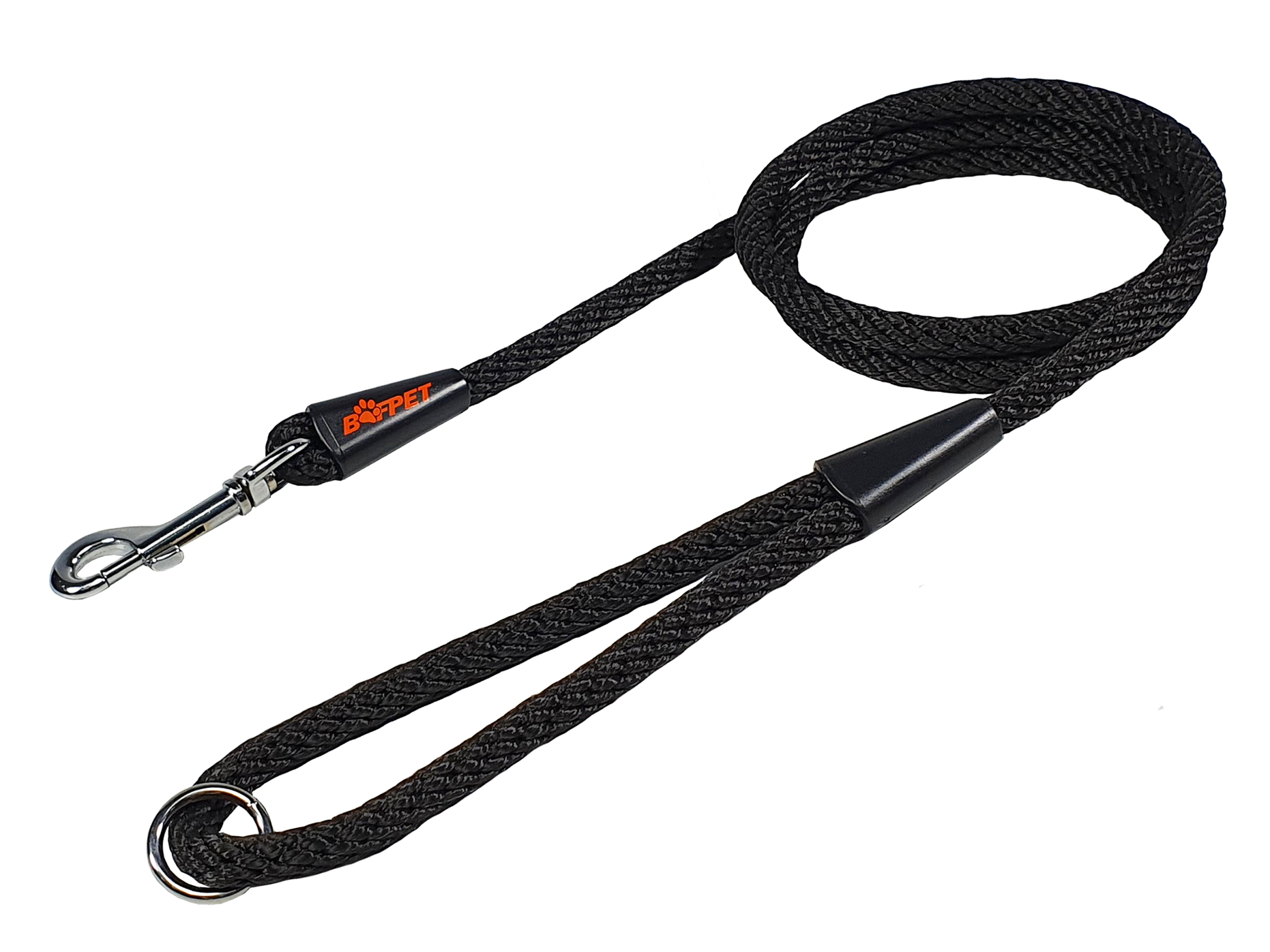 BAFPET Lanové vodítko SPIRÁLA 10mm x 150cm Barva: Šedá, Rozměr: 10mm x 150cm 15208