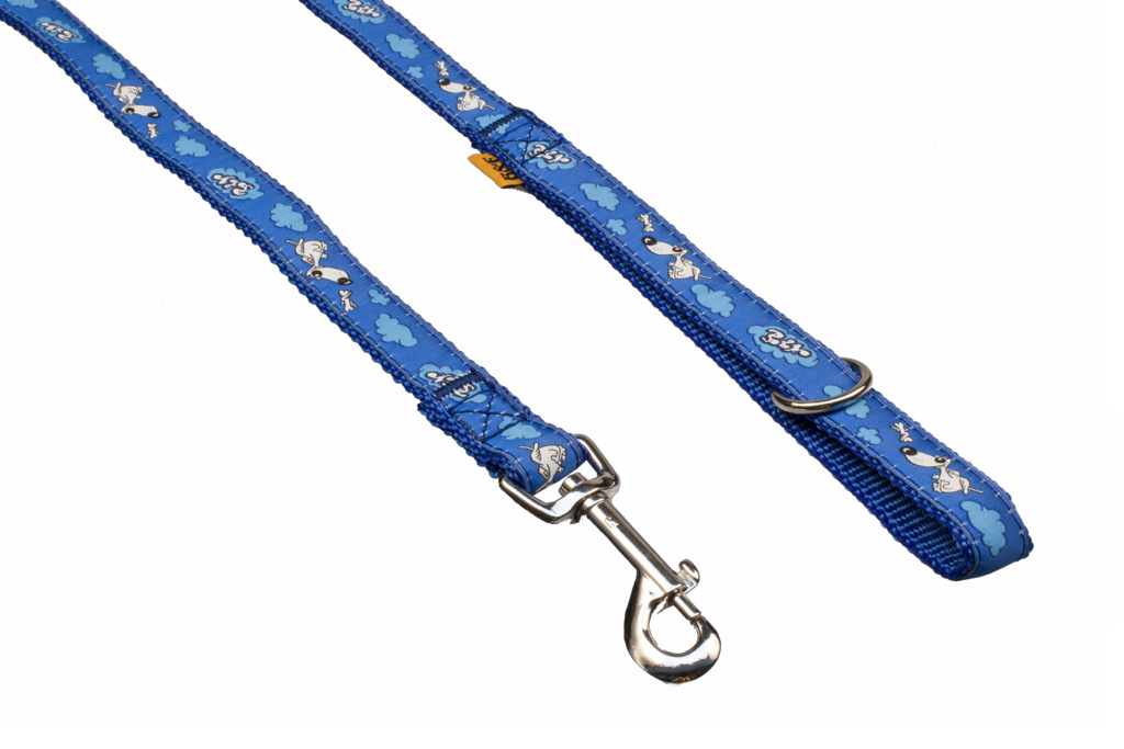 BAFPET Popruhová vodítka ANDĚL&ĎÁBEL Barva: Červená, Rozměr: 25mm x 150cm 18204AD