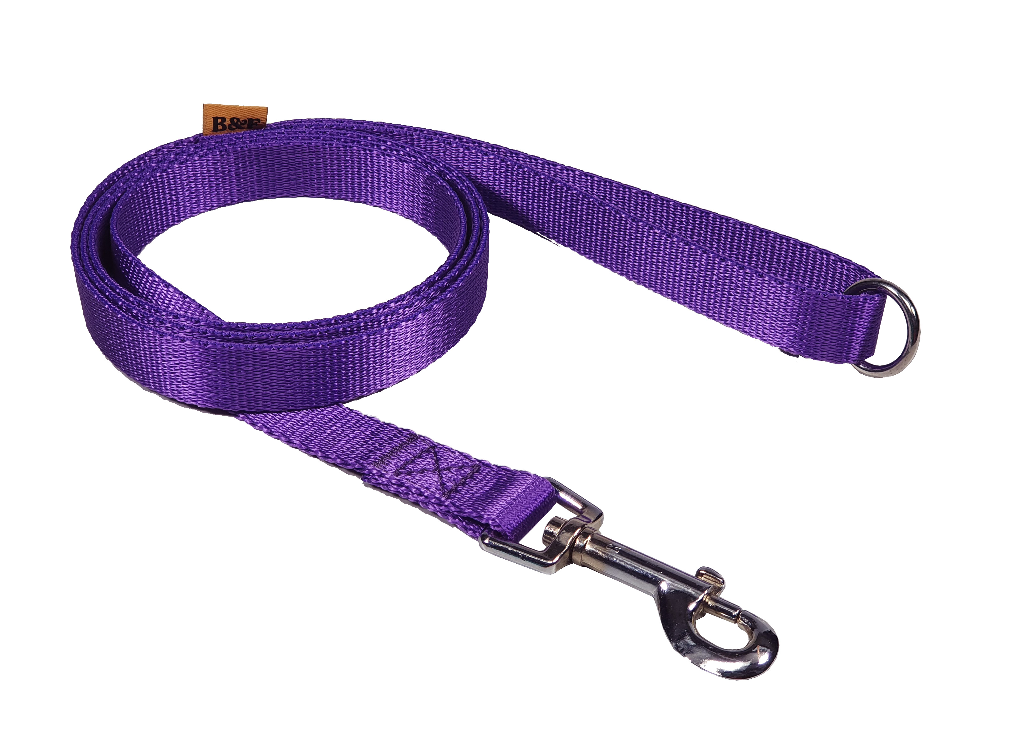 BAFPET Popruhová vodítka JEDNOBAREVNÁ Barva: Modrá, Rozměr: 15mm x 150cm 18208J