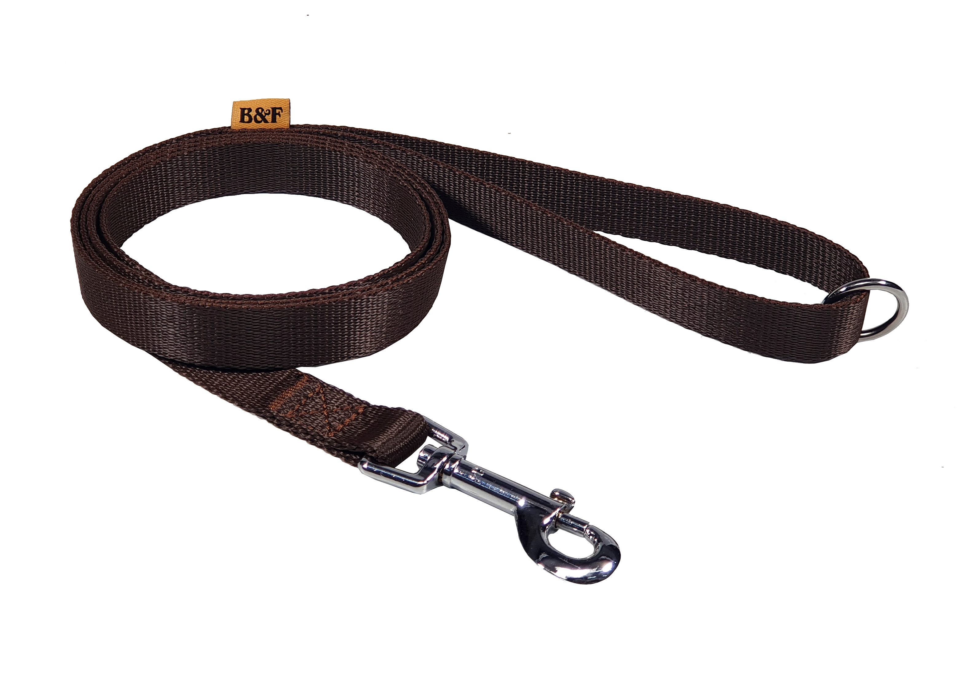 BAFPET Popruhová vodítka JEDNOBAREVNÁ Barva: Šedá, Rozměr: 15mm x 150cm 18208J