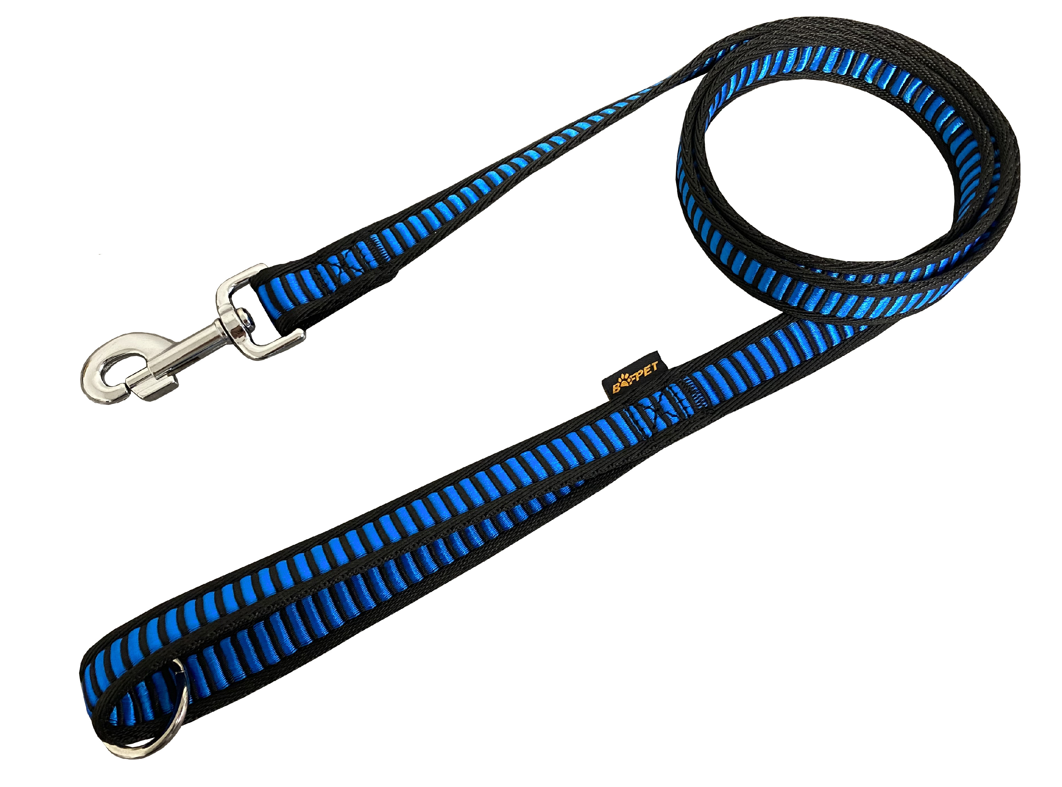 BAFPET Popruhová vodítka ŽEBŘÍK Barva: Červená, Rozměr: 15mm x 150cm 18208Z