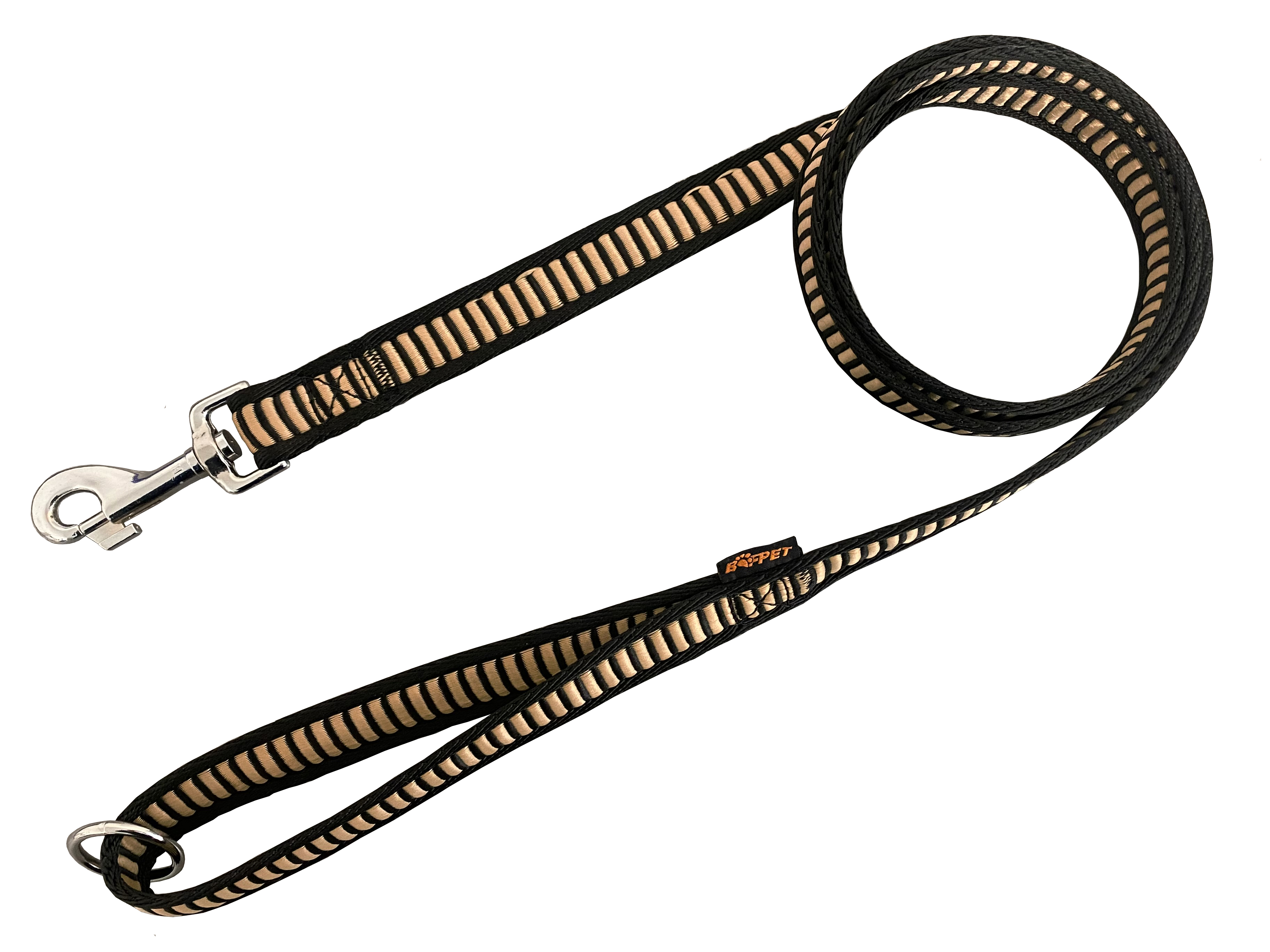BAFPET Popruhová vodítka ŽEBŘÍK Barva: Fuchsie, Rozměr: 15mm x 150cm 18208Z