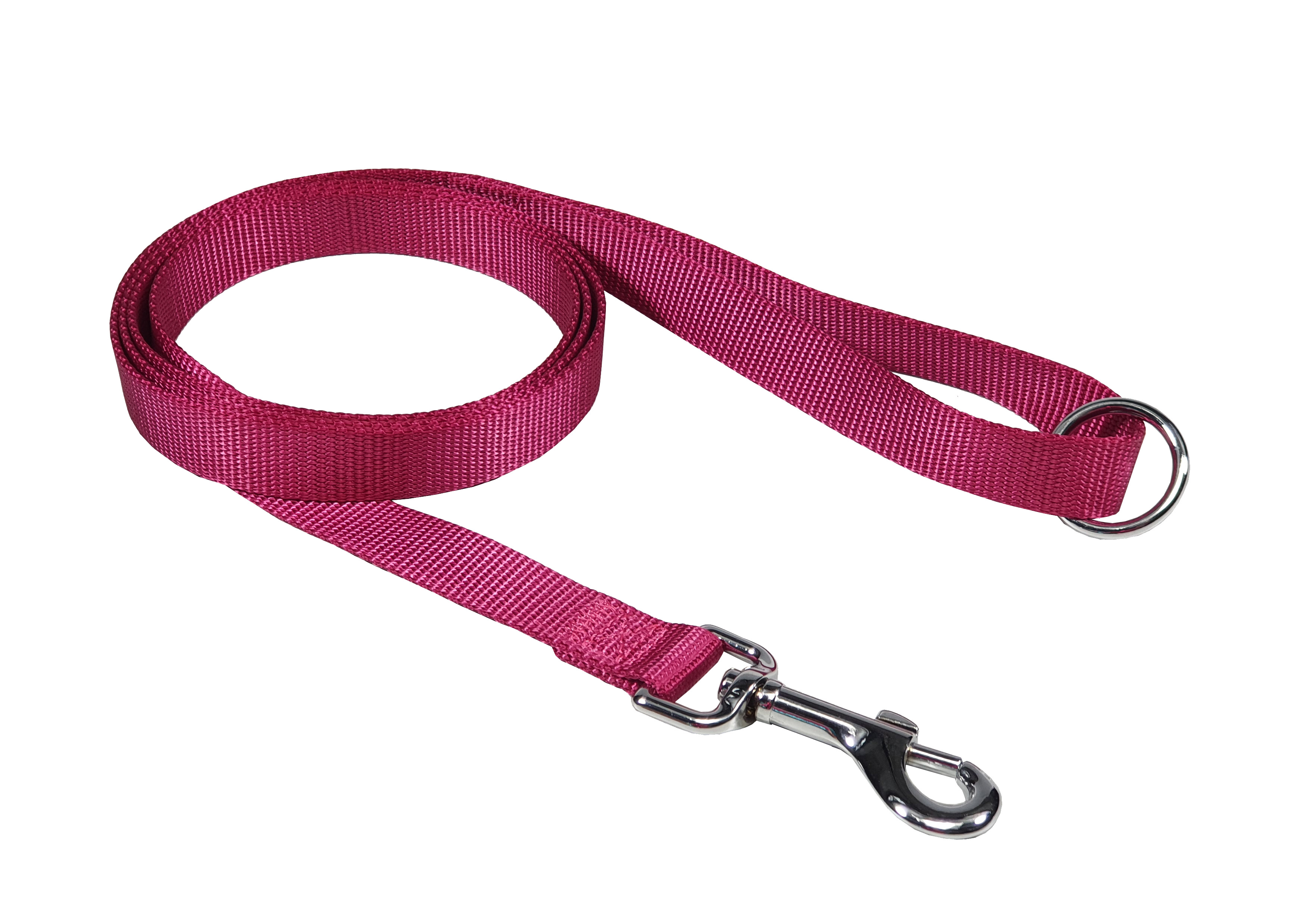 BAFPET Popruhová vodítka JEDNOBAREVNÁ Barva: Černá, Rozměr: 20mm x 150cm 18211J