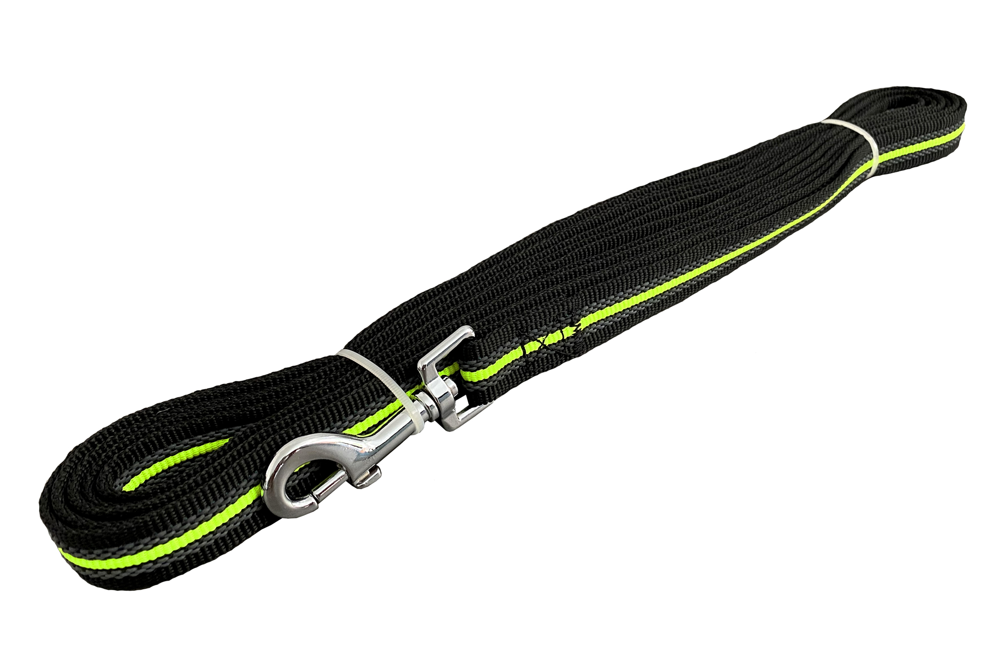 BAFPET Pogumovaná stopovacia vôdzka ŠPECIÁL Farba: Zelená, Dĺžka: 20mm x 500cm 18516S