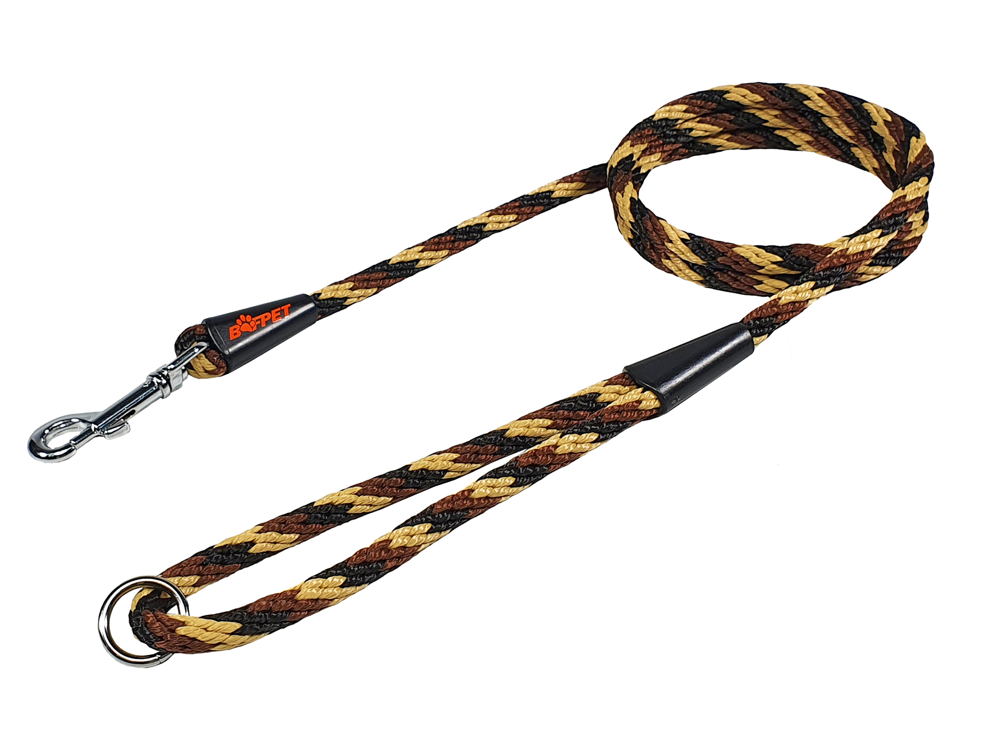 BAFPET Lanové vodítko SPIRÁLA 10mm x 150cm Barva: Červená, Rozměr: 10mm x 150cm 15208