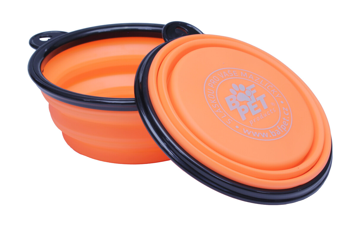 BAFPET Cestovná miska Farba: Fuchsia, Rozmer: 380ml 10035