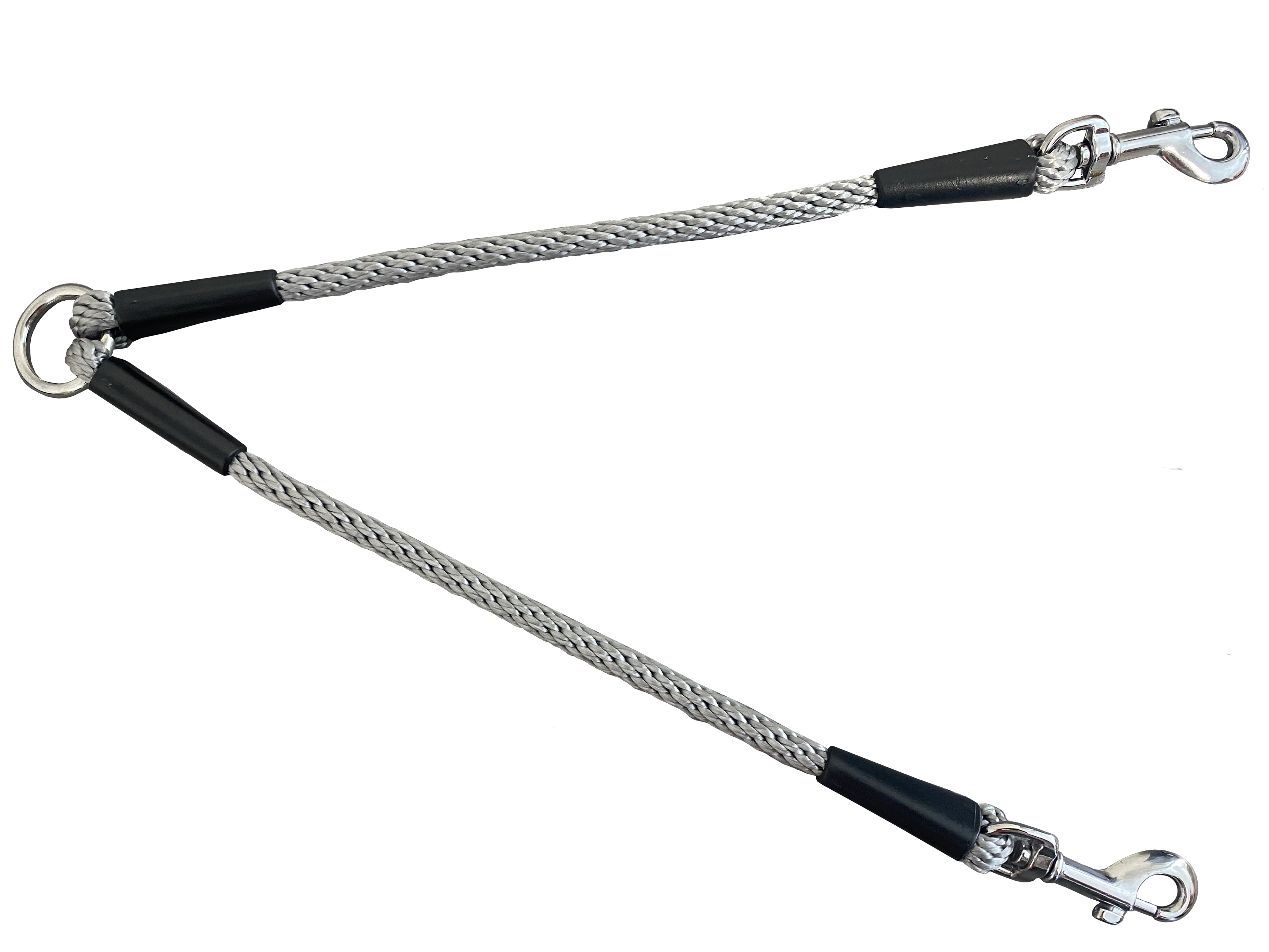 BAFPET Lanové rozdvojky SPIRÁLA Barva: Šedá, Rozměr: 10mm x 40cm 15282