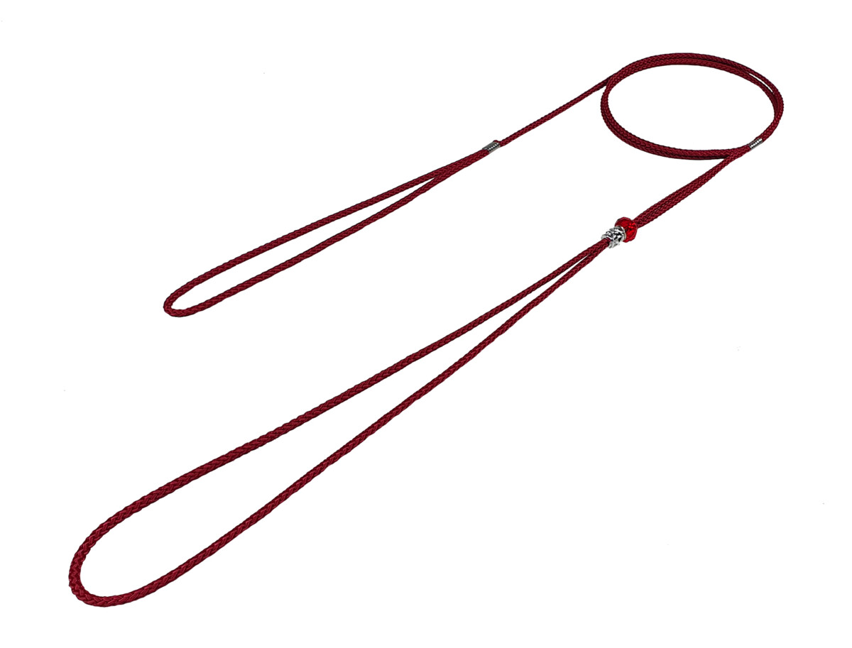 BAFPET Předváděcí vodítka, LANKO 3mm Barva: Červená, Rozměr: 3mm x 140cm 15221