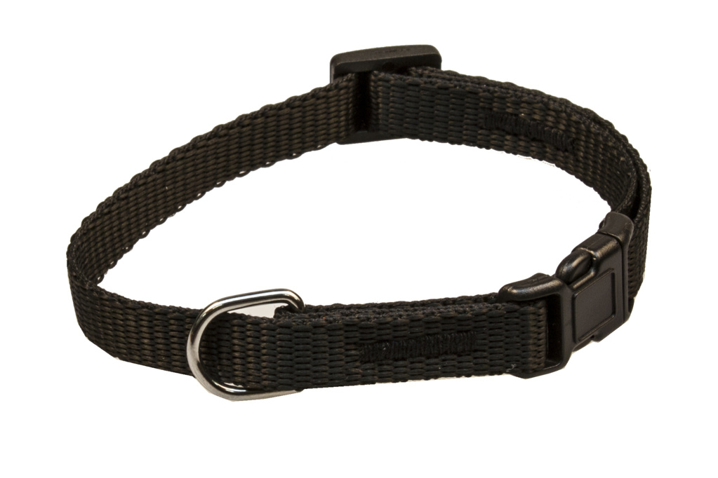 BAFPET Popruhové obojky JEDNOBAREVNÉ Barva: Červená, Rozměr: 10mm x 20-35cm 18105J