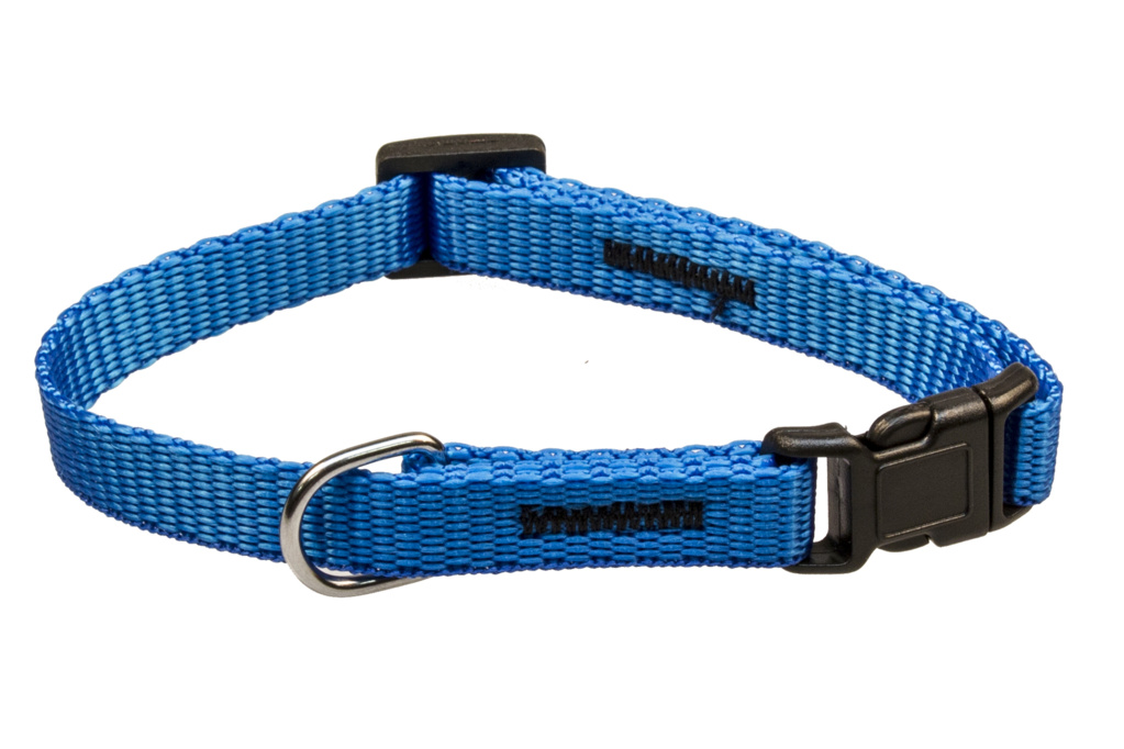 BAFPET Popruhové obojky JEDNOBAREVNÉ Barva: Červená, Rozměr: 10mm x 20-35cm 18105J