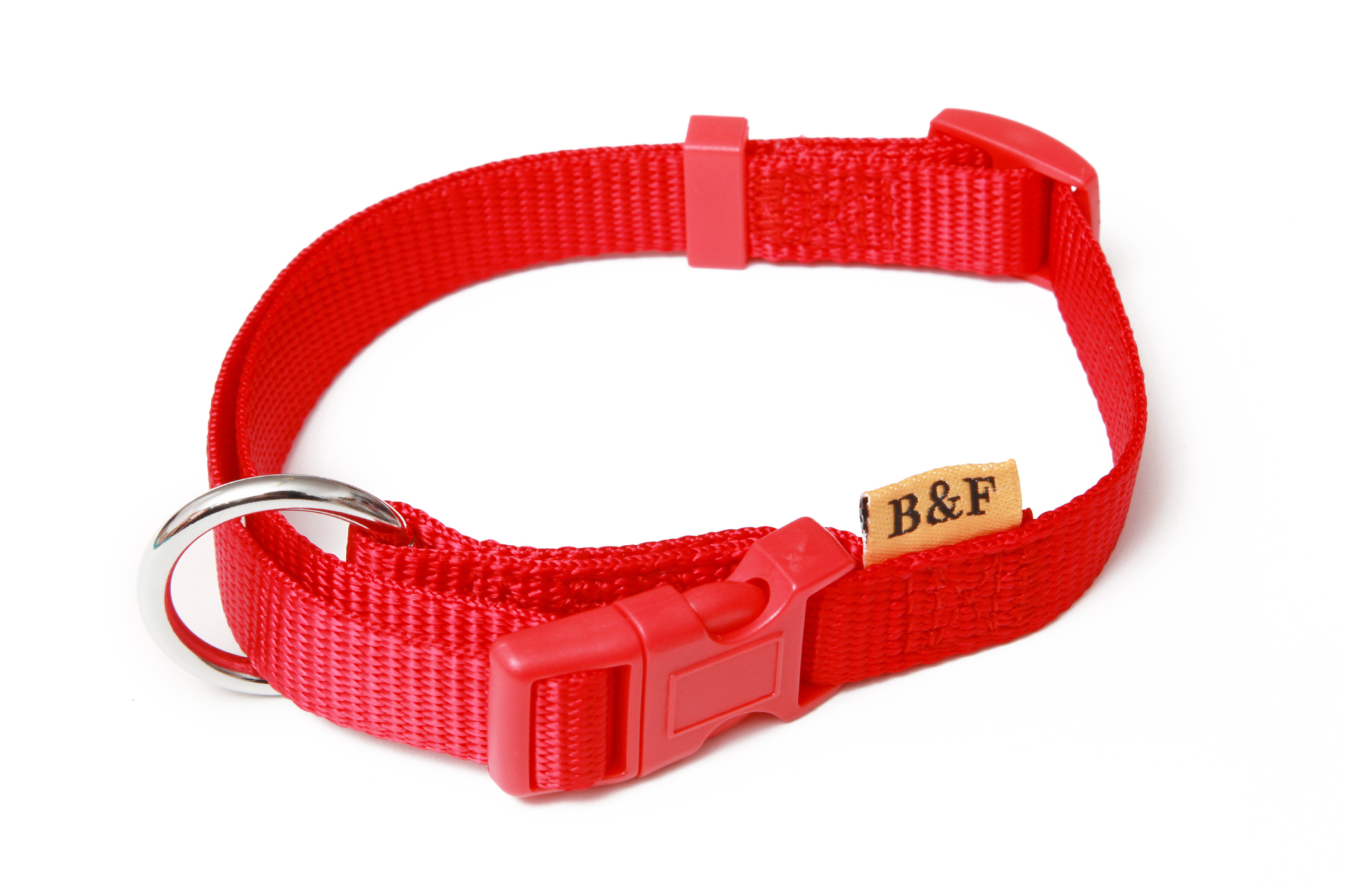 BAFPET Popruhový obojek JEDNOBAREVNÝ Barva: Hnědá, Rozměr: 15mm x 30-50cm 18100J