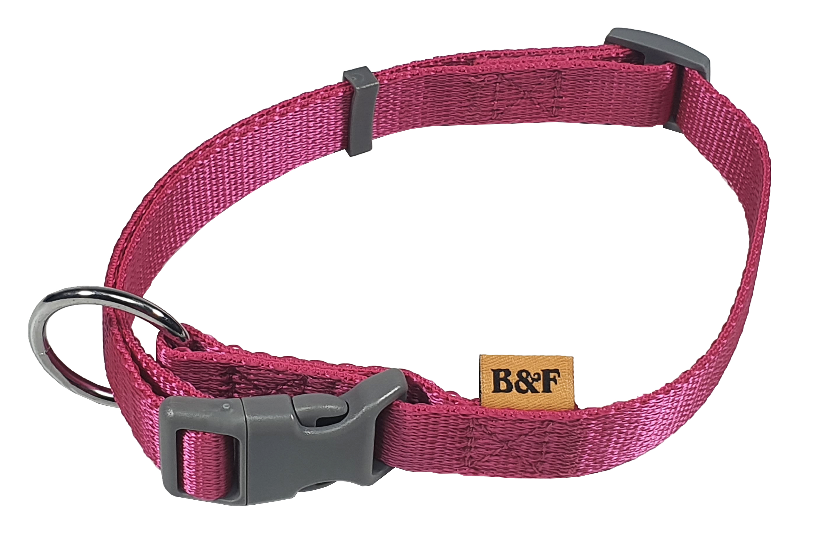 BAFPET Popruhový obojek JEDNOBAREVNÝ Barva: Modrá, Rozměr: 15mm x 30-50cm 18100J