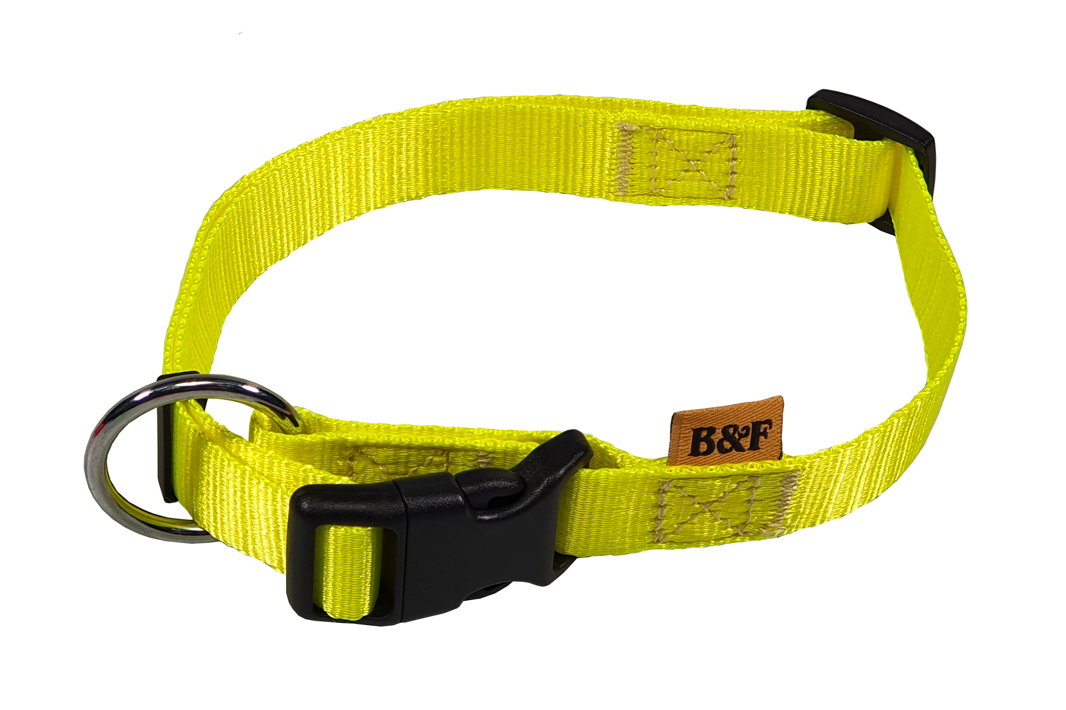 BAFPET Popruhové obojky NEON Barva: Růžová, Rozměr: 20mm x 38-60cm 18101N