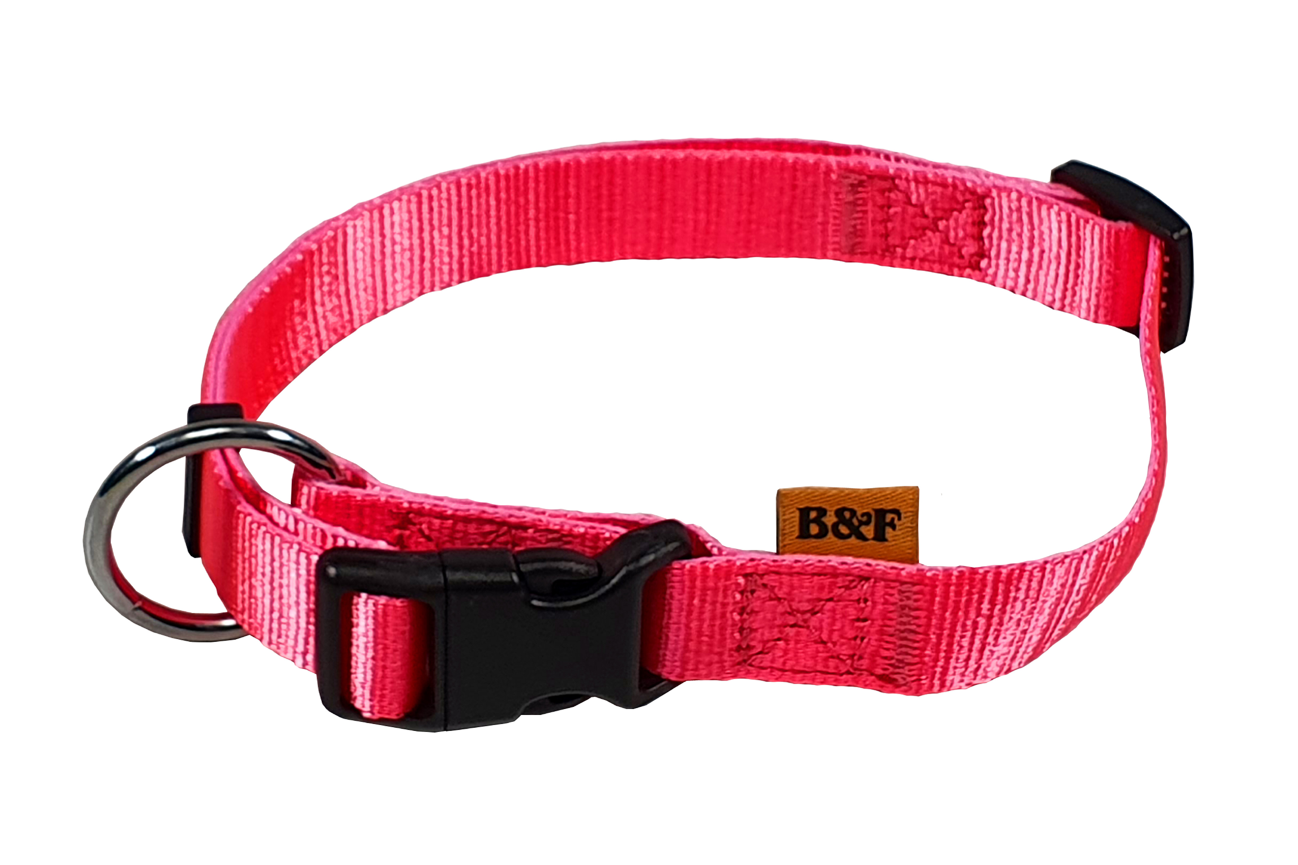 BAFPET Popruhové obojky NEON Barva: Zelená, Rozměr: 20mm x 38-60cm 18101N