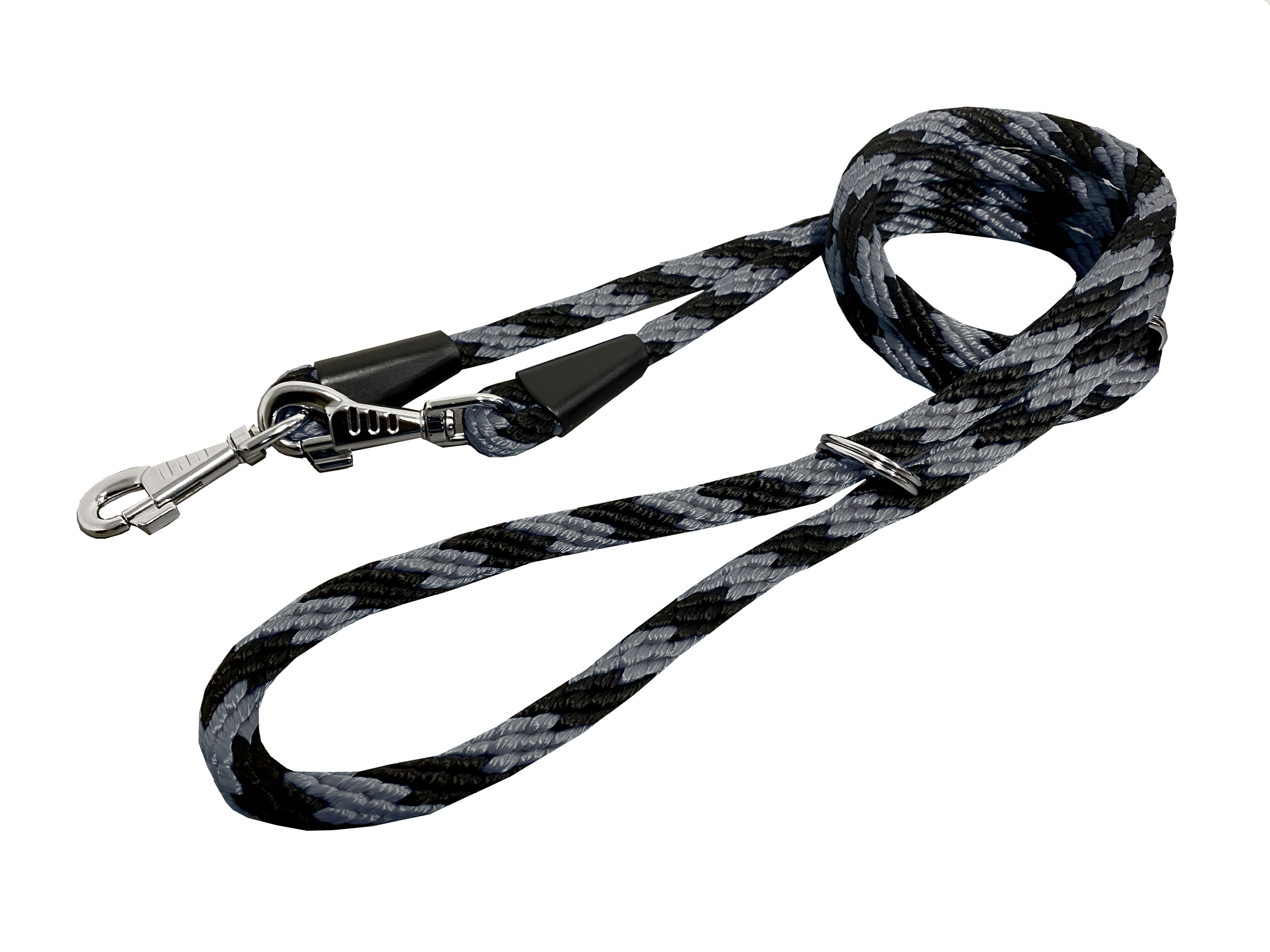 BAFPET Lanová přepínací vodítka SPIRÁLA 14mm x 240cm Barva: Šedá, Rozměr: 14mm x 300cm 15309