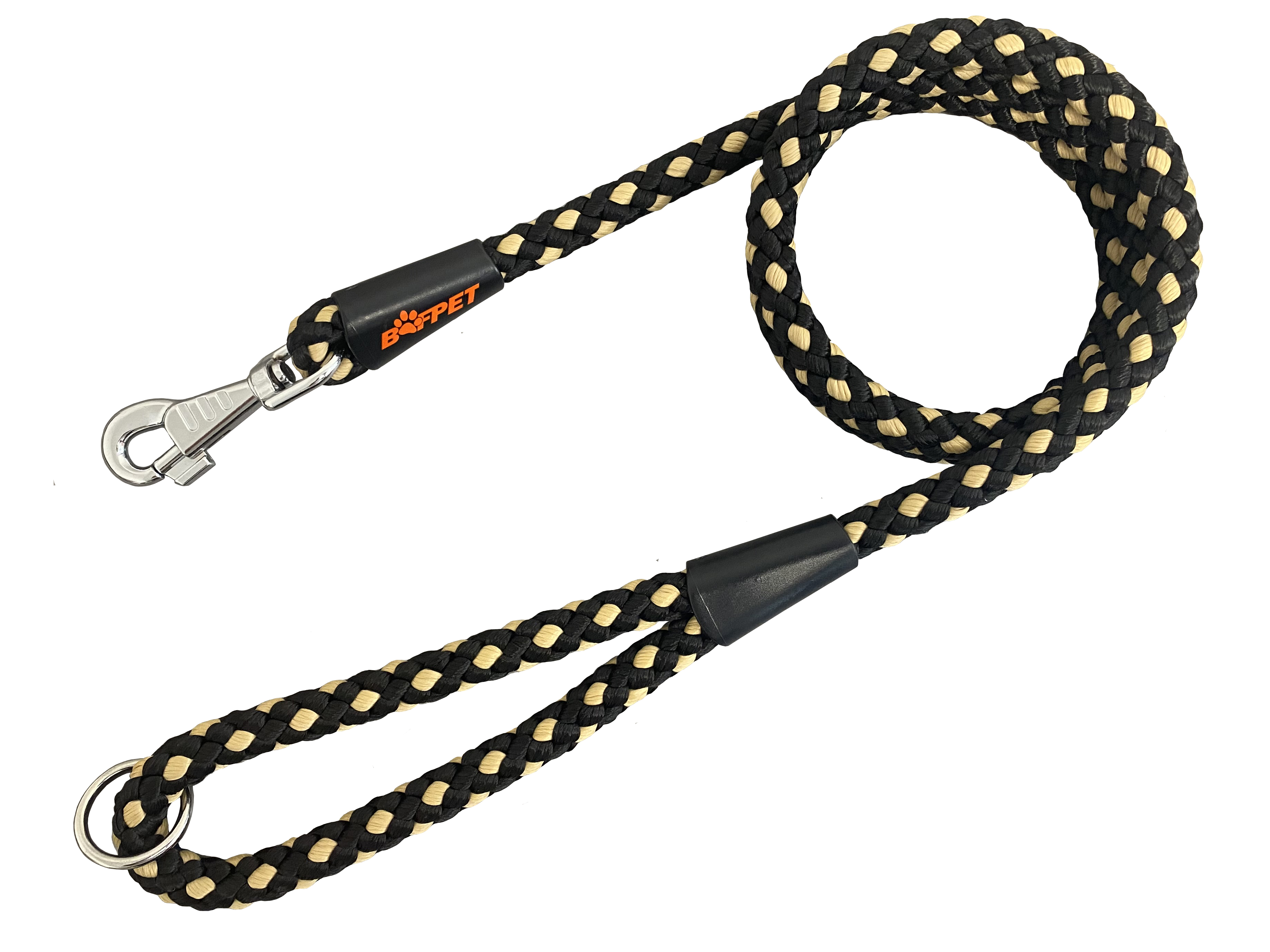 BAFPET Lanová vodítka UZLÍK 14mm x 150cm Barva: Šedá, Rozměr: 14mm x 150cm 15209A