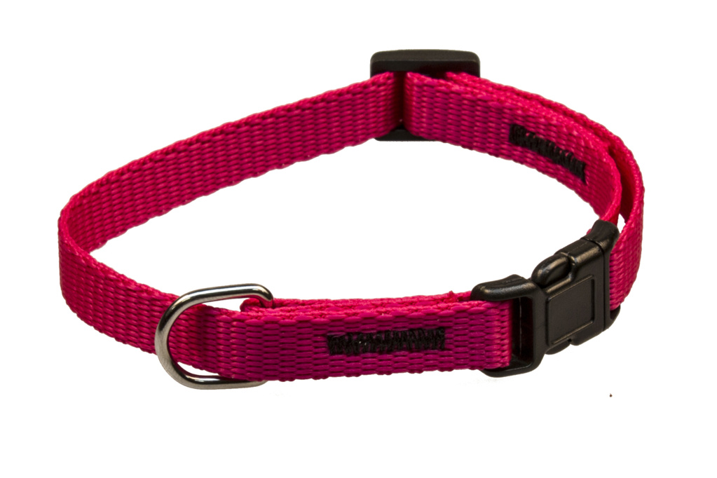 BAFPET Popruhové obojky JEDNOBAREVNÉ Barva: Černá, Rozměr: 10mm x 20-35cm 18105J