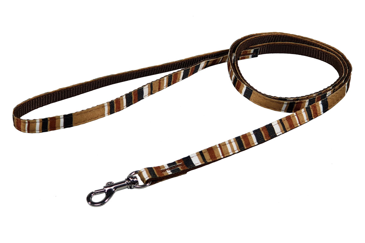 BAFPET Popruhová vodítka PROUŽKY Barva: Růžová, Rozměr: 10mm x 120cm 18202PS