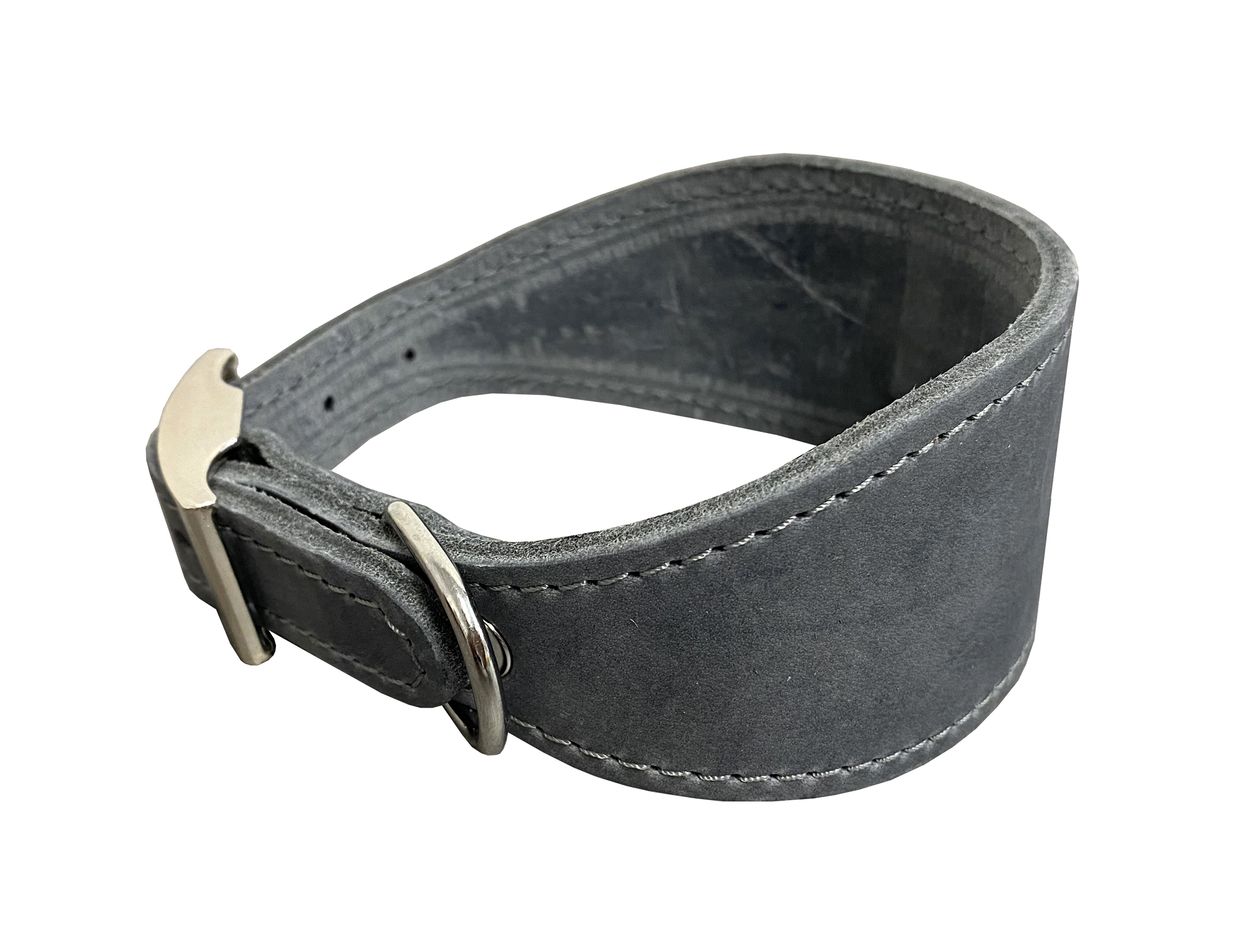 BAFPET Kožený obojok VIPET Farba: Čierna, Rozmer: 50mm x 37cm /29-35/ | 00122V