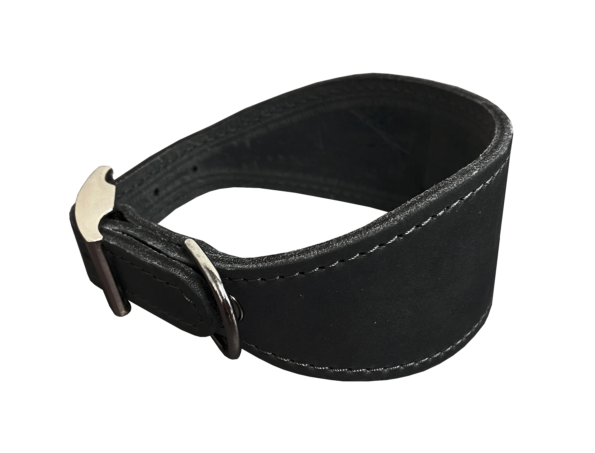 BAFPET Kožený obojok VIPET Farba: Čierna, Rozmer: 50mm x 37cm /29-35/ | 00122V