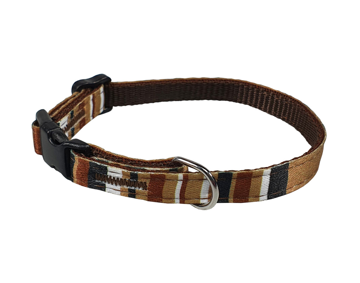 BAFPET Popruhové obojky PROUŽKY Barva: Růžová, Rozměr: 10mm x 18-26cm 18105PS