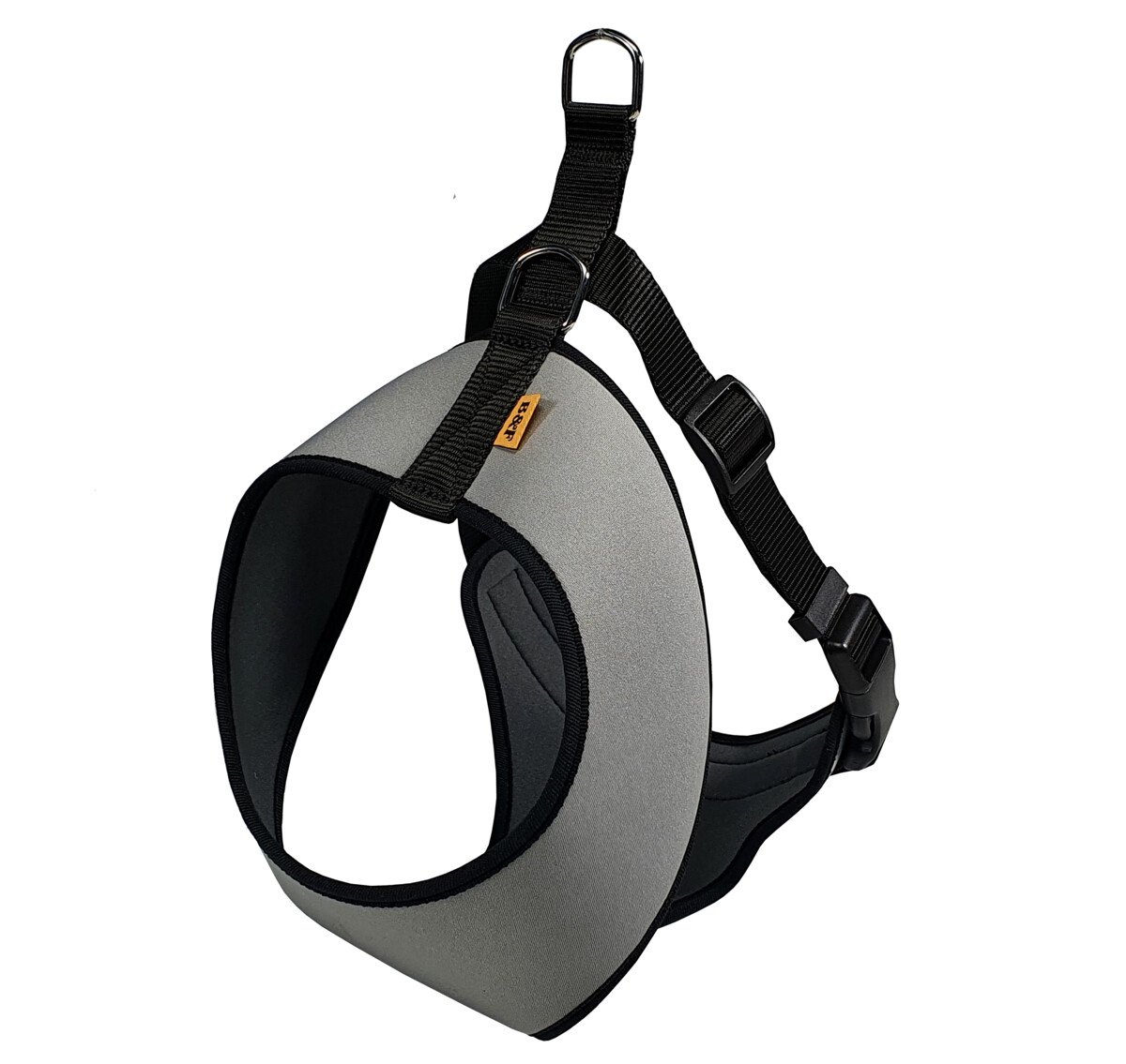 BAFPET Bezpečnostný postroj do auta Farba: Šedá, Veľkosť: S, OK:32mm x OH:34-46cm 18431