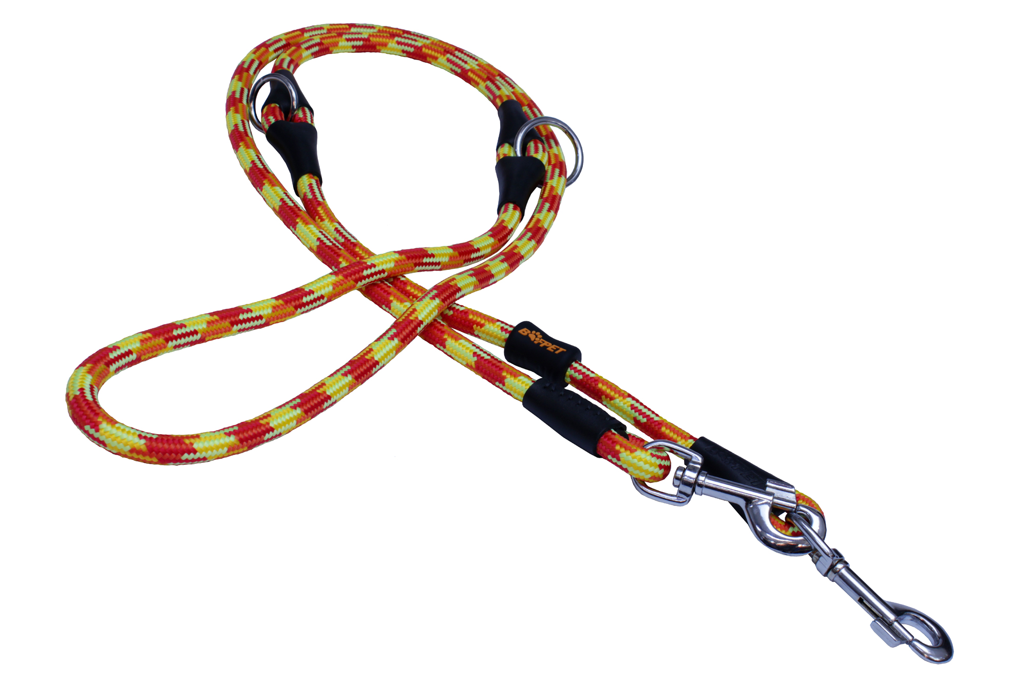 BAFPET Lanové přepínací vodítko ALPINE Barva: Černá, Rozměr: 12mm x 240cm 15315