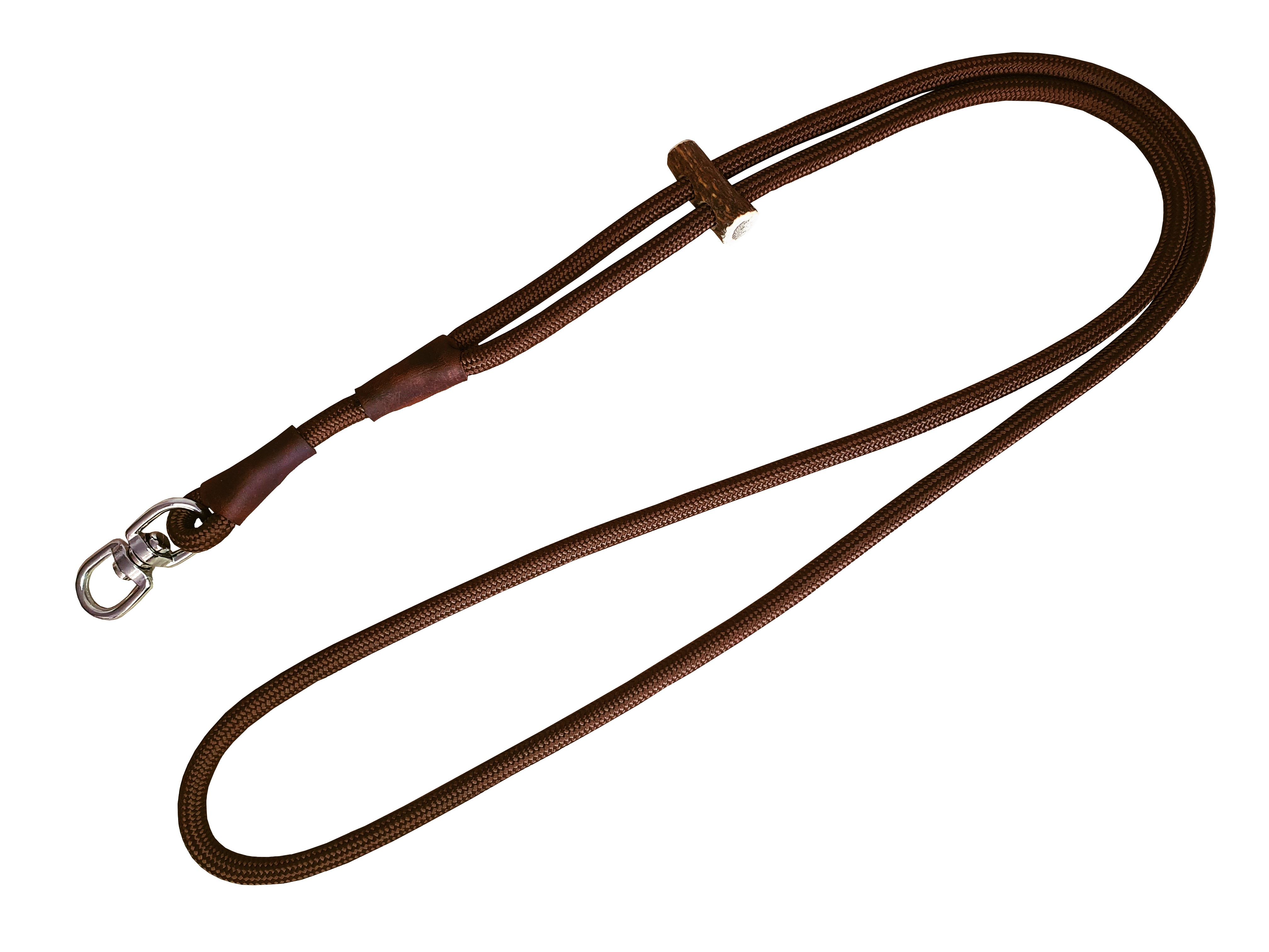 BAFPET Vypúšťacia vôdzka - horný diel POLYAMID 10mm Farba: Khaki, Rozmer: 10mm x 105cm 15781