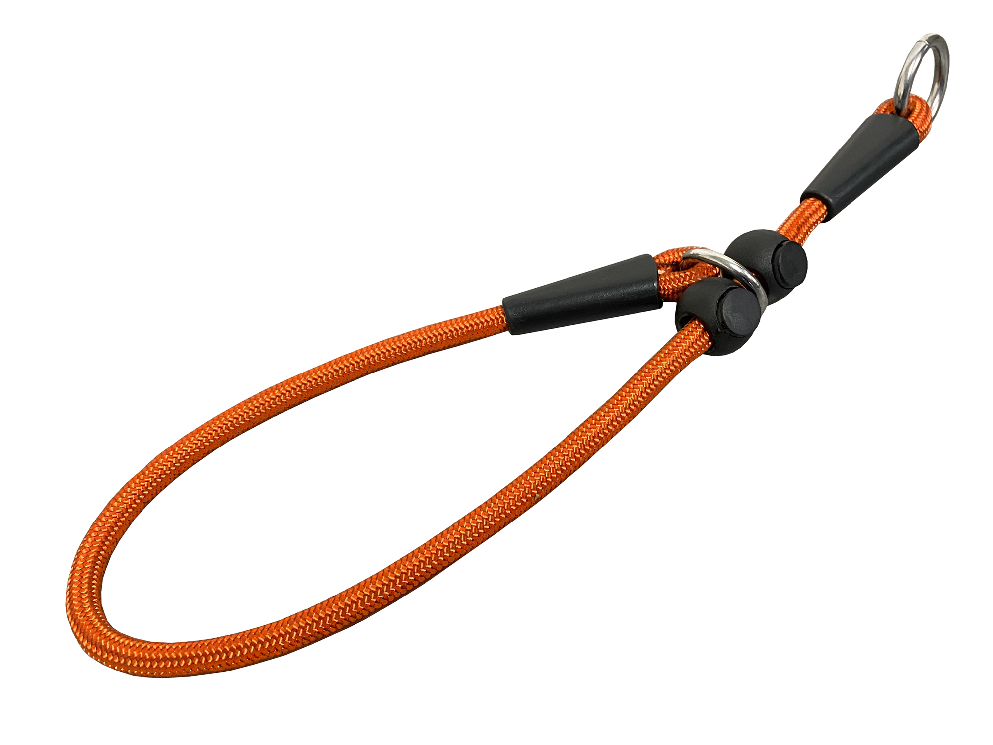 BAFPET Polosťahovací lanový obojok Farba: Čierno oranžový, Rozmer: 6 mm x 70 cm | 15147