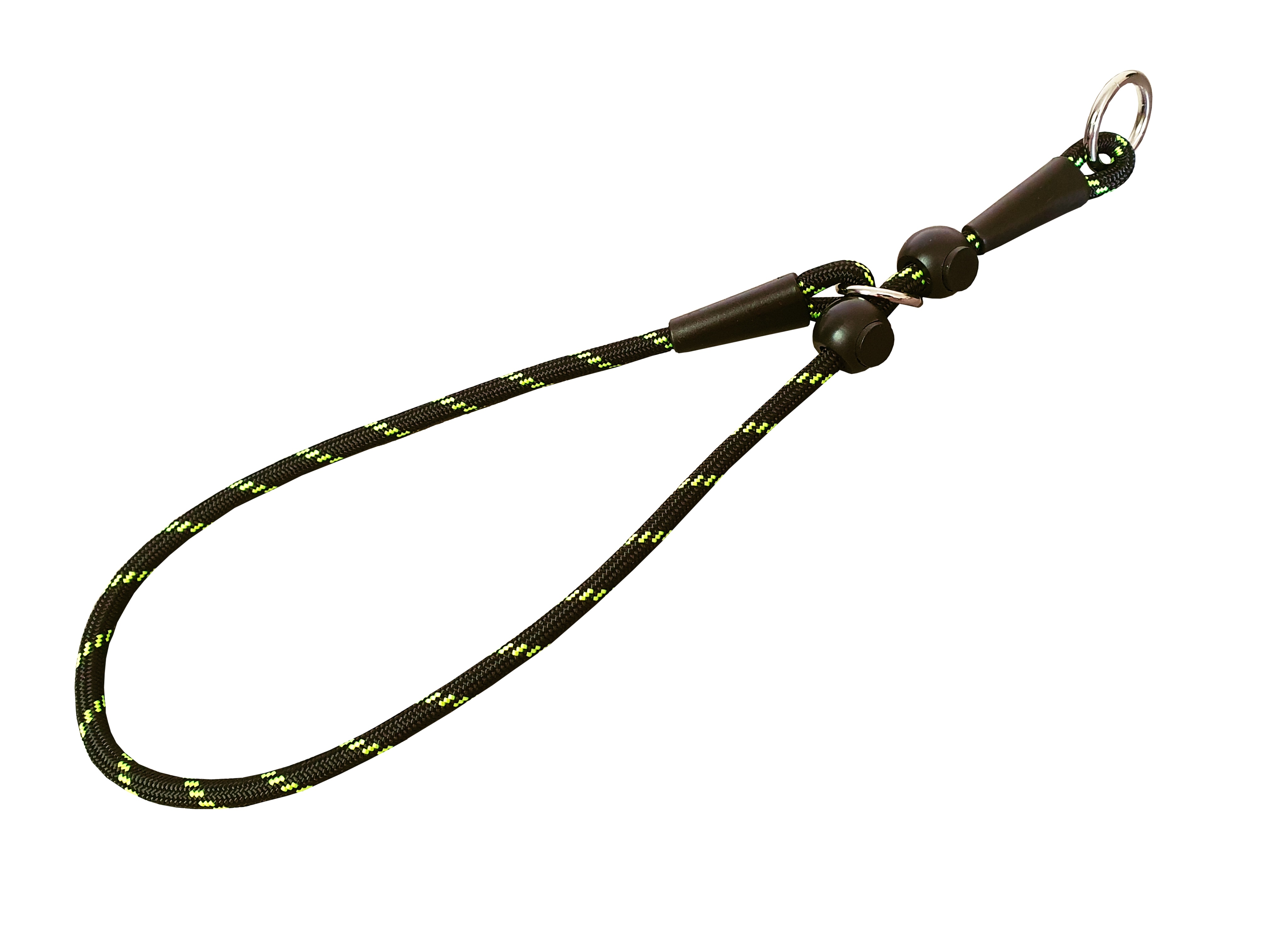 BAFPET Polosťahovací lanový obojok Farba: Čierno zelený, Rozmer: 6 mm x 45 cm | 15142