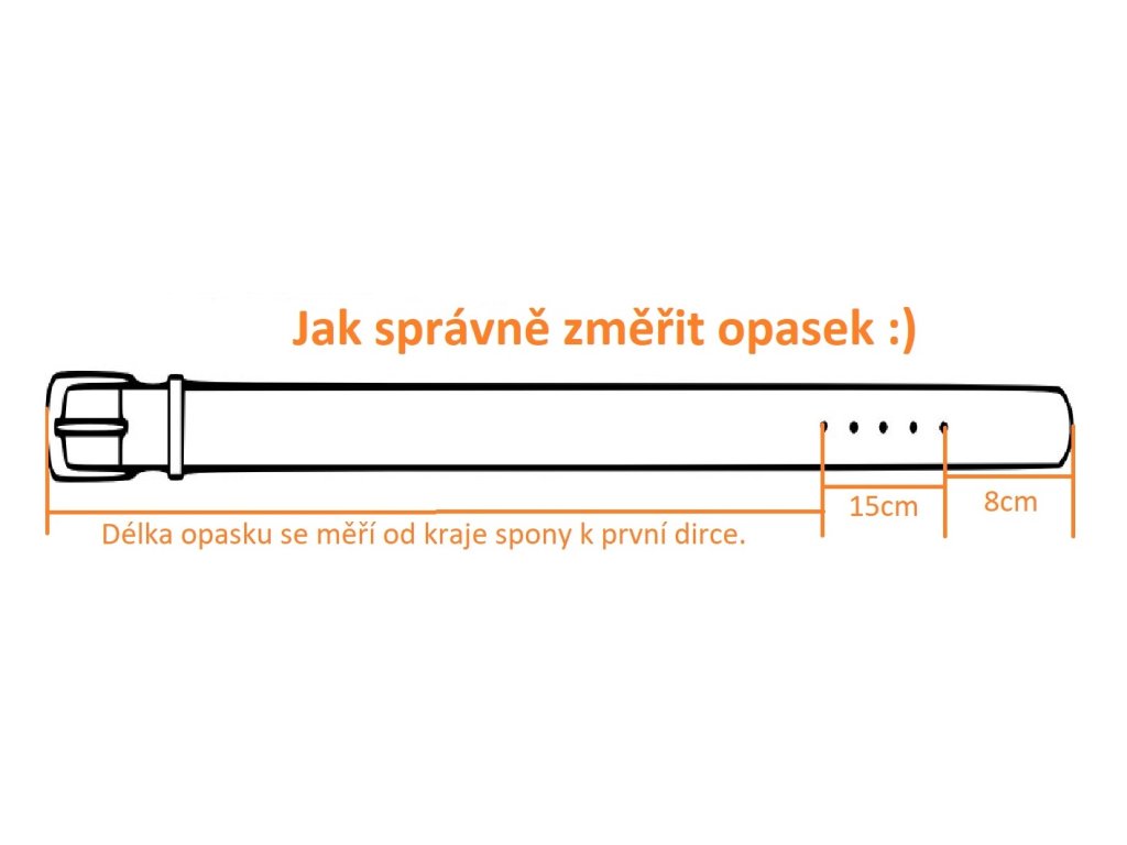 BAFPET Opasek myslivecký Barva: Koňak, Rozměr: 40mm x 90cm 50020