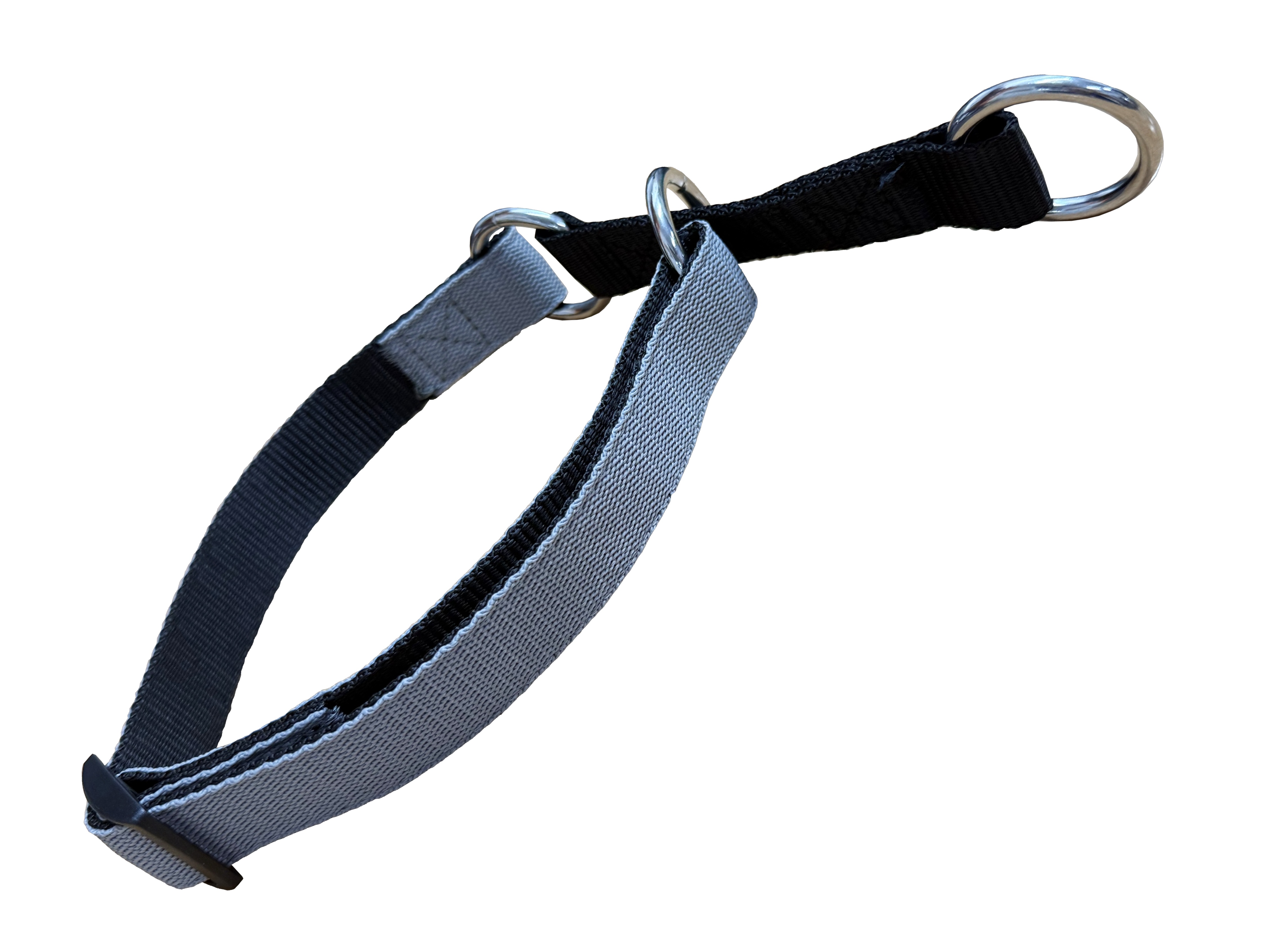 BAFPET Popruhový obojek polostahovací JEDNOBAREVNÝ Barva: Zelená, Rozměr: 25mm x 38-62cm 18123JS