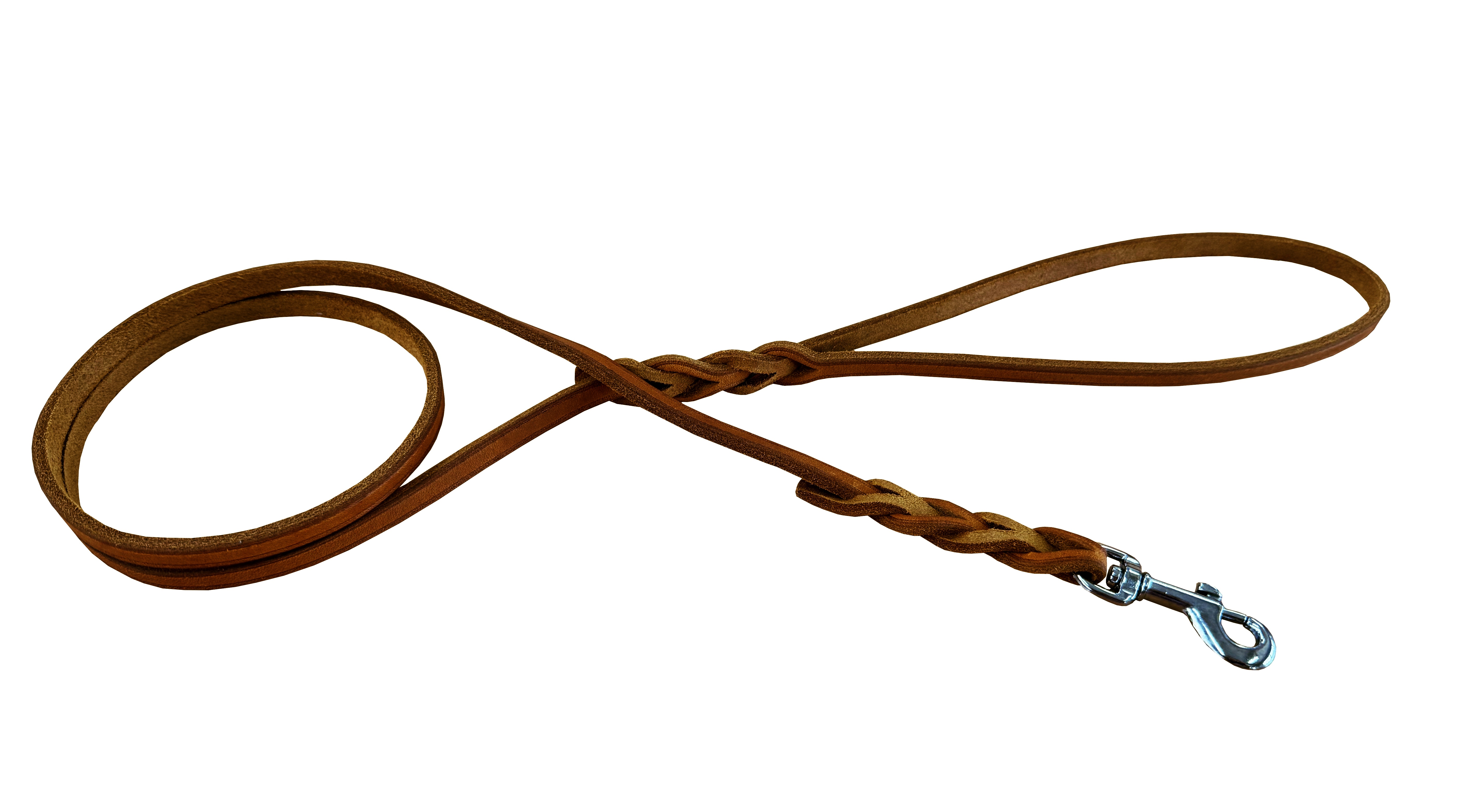 Vodítko mastná kůže VIPET, zapletené Barva: Hnědá, Rozměr: 8mm x 120cm 00201V
