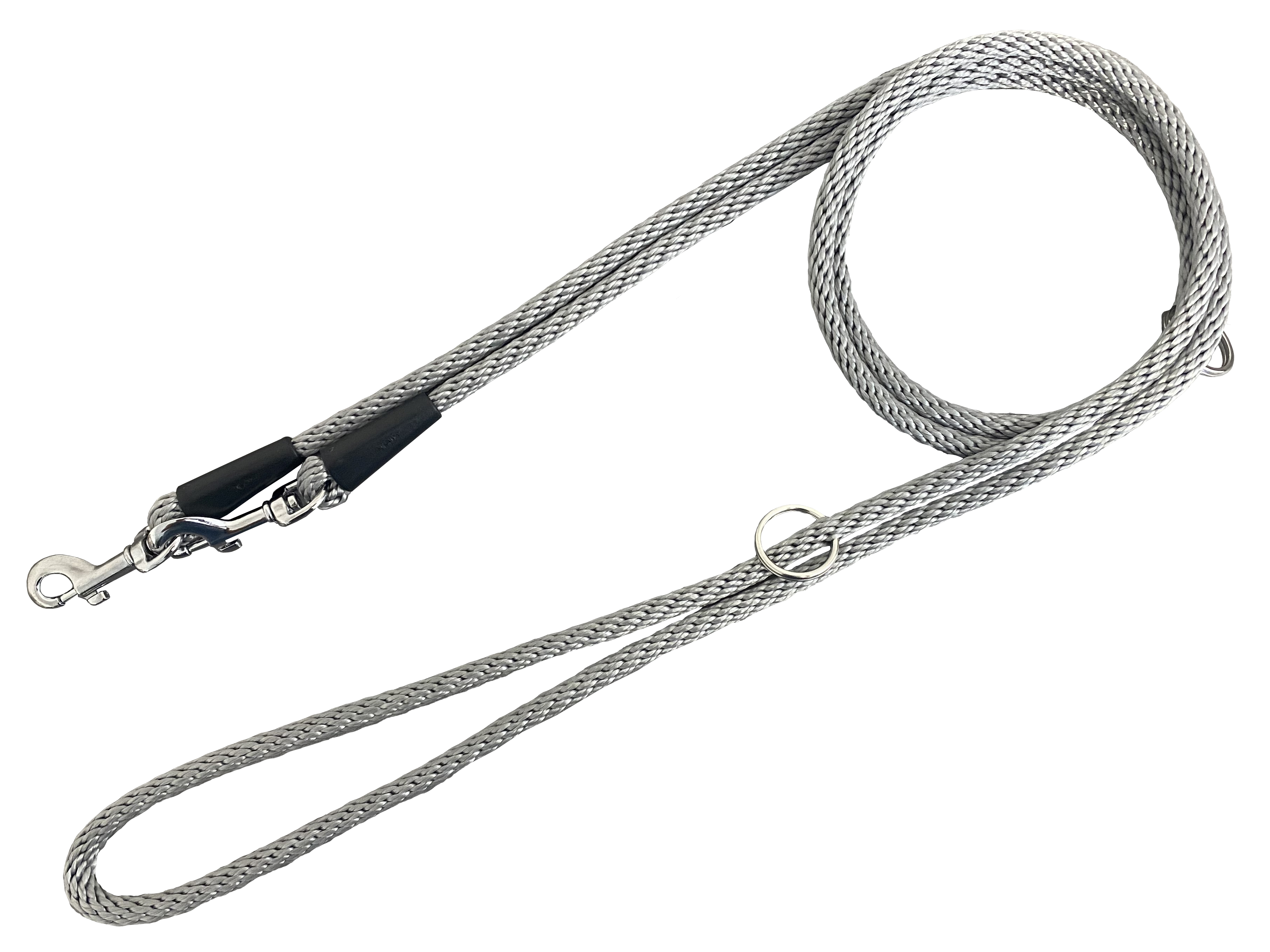 BAFPET Lanová přepínací vodítka SPIRÁLA 6mm x 240cm Barva: Hnědá, Rozměr: 6mm x 240cm 15306J