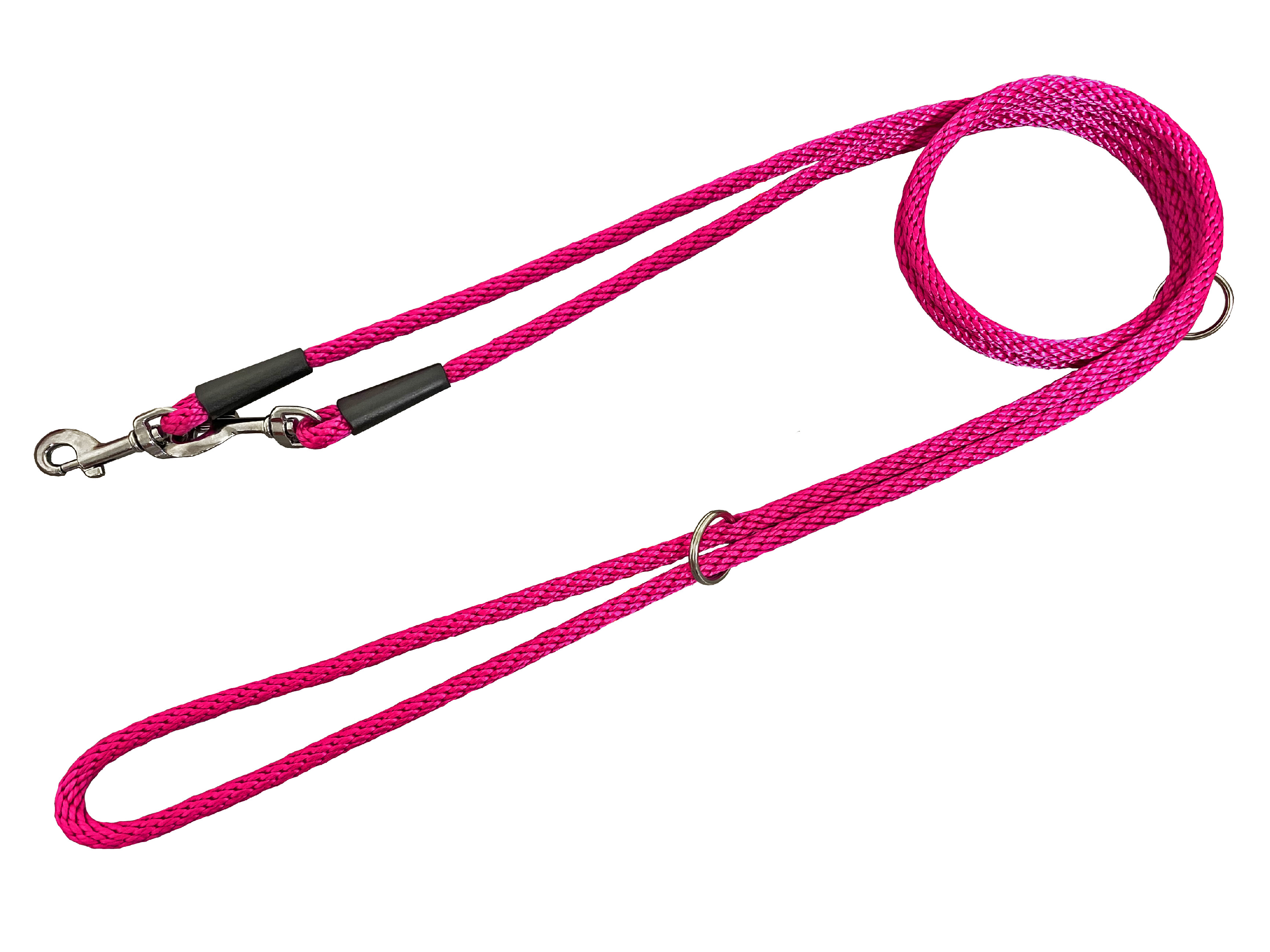 BAFPET Lanová přepínací vodítka SPIRÁLA 6mm x 240cm Barva: Růžová, Rozměr: 6mm x 240cm 15306J