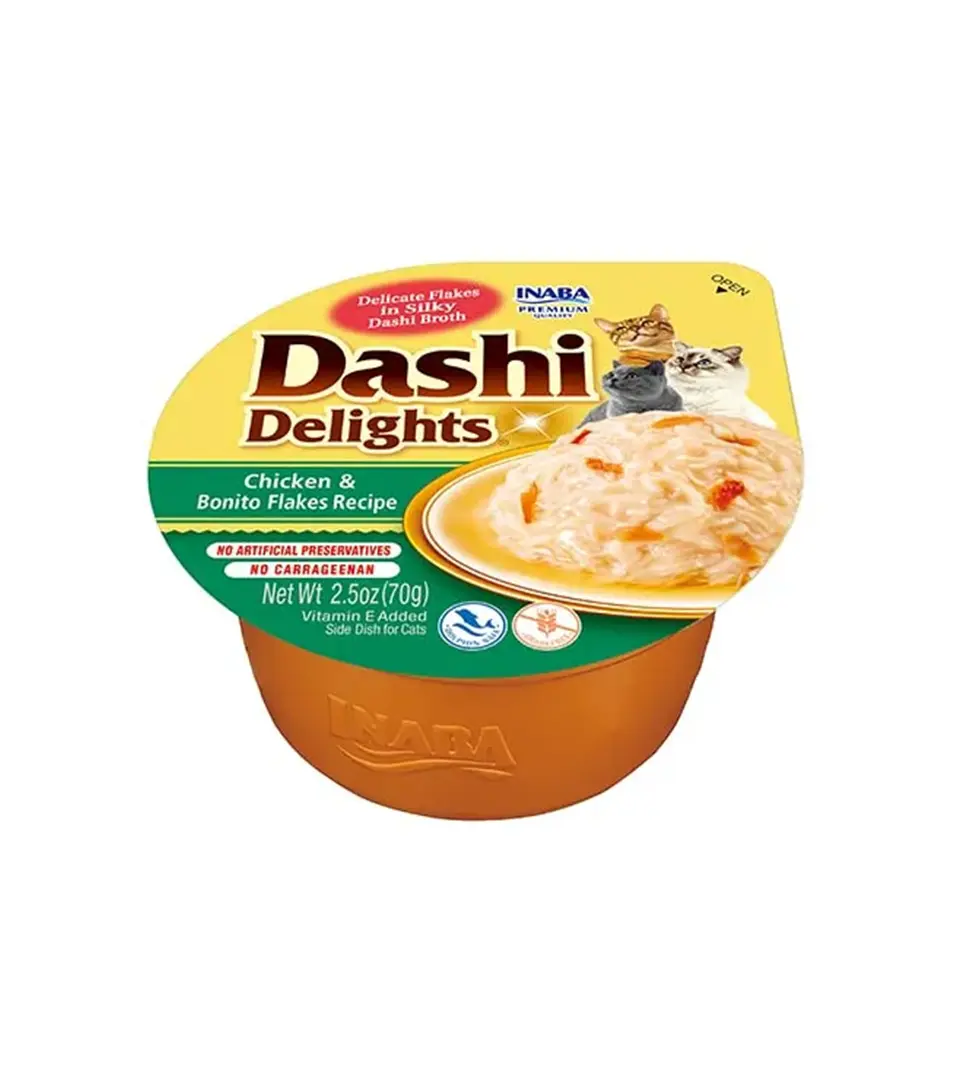 Inaba Dashi Delights cat Kura s bonito vločkami 70 g vanička